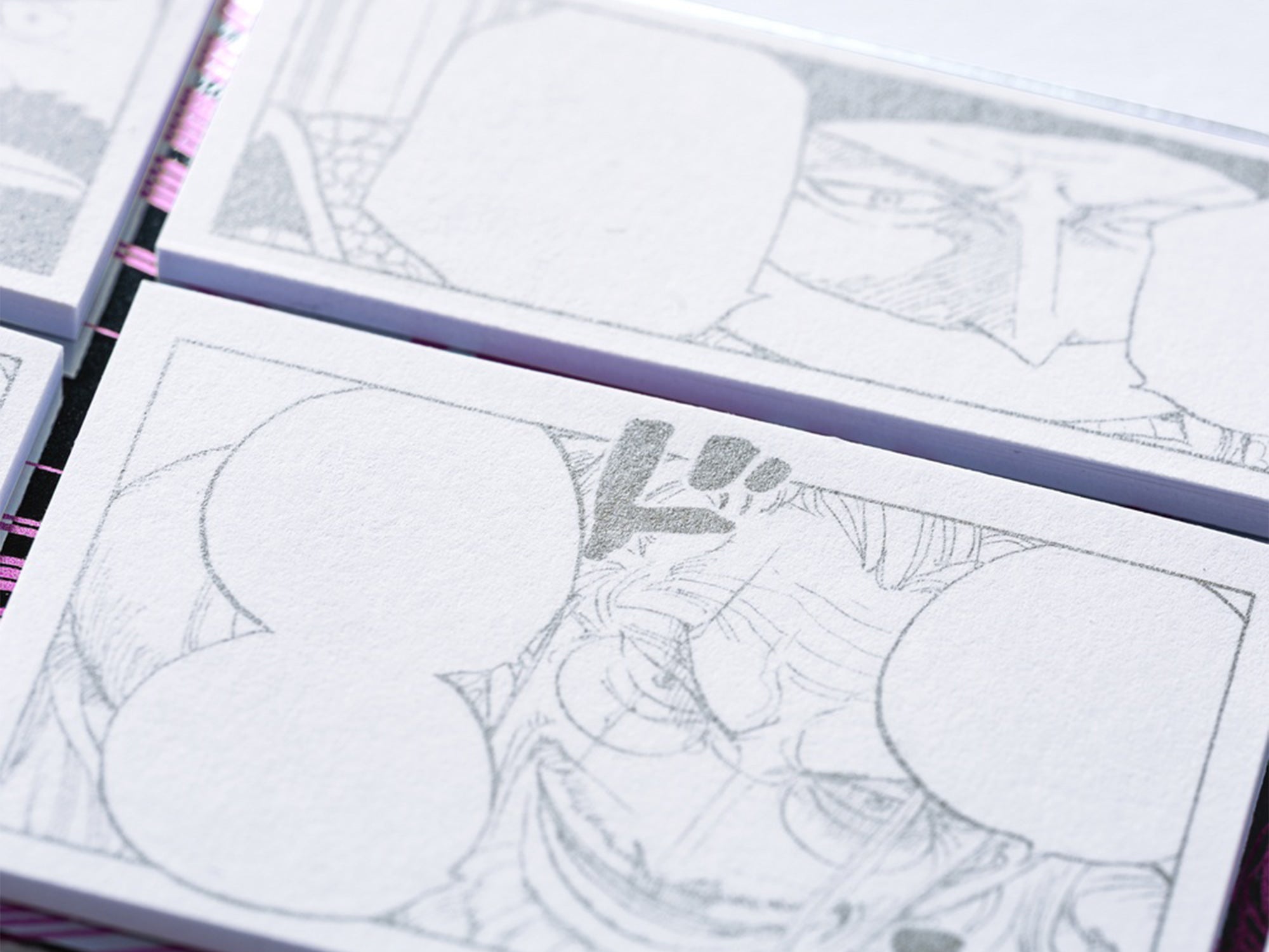 Coming in October! ONE PIECE magazine - Sparkling Silver "Old Guys" Sticky Notes