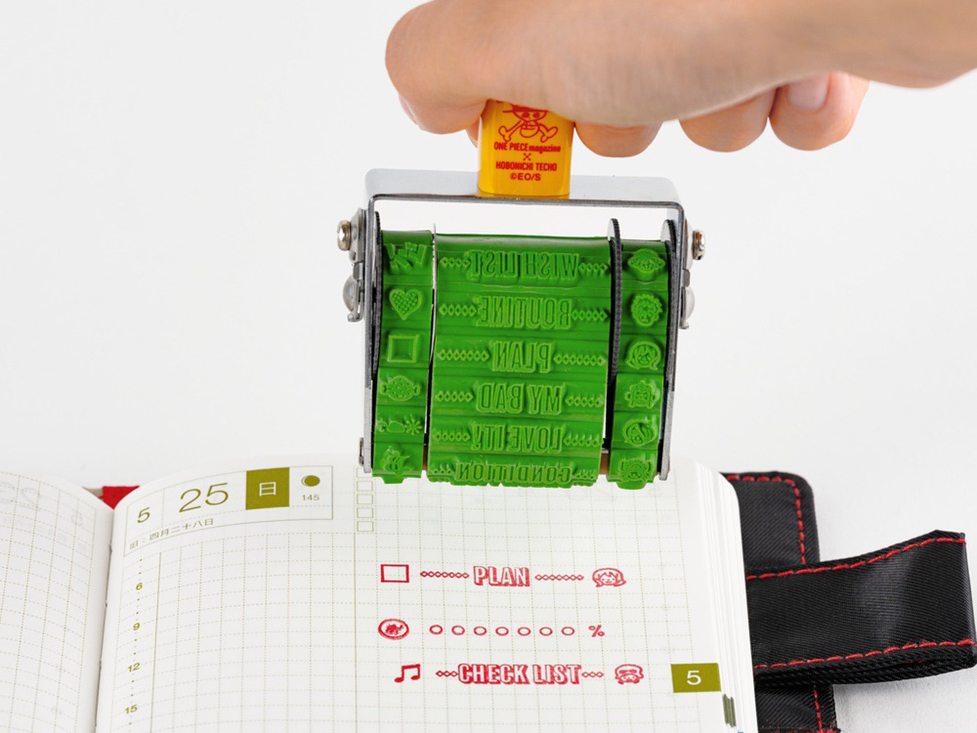 Coming in October! Sanby x Hobonichi: Rotating Stamp for the Techo - ONE PIECE