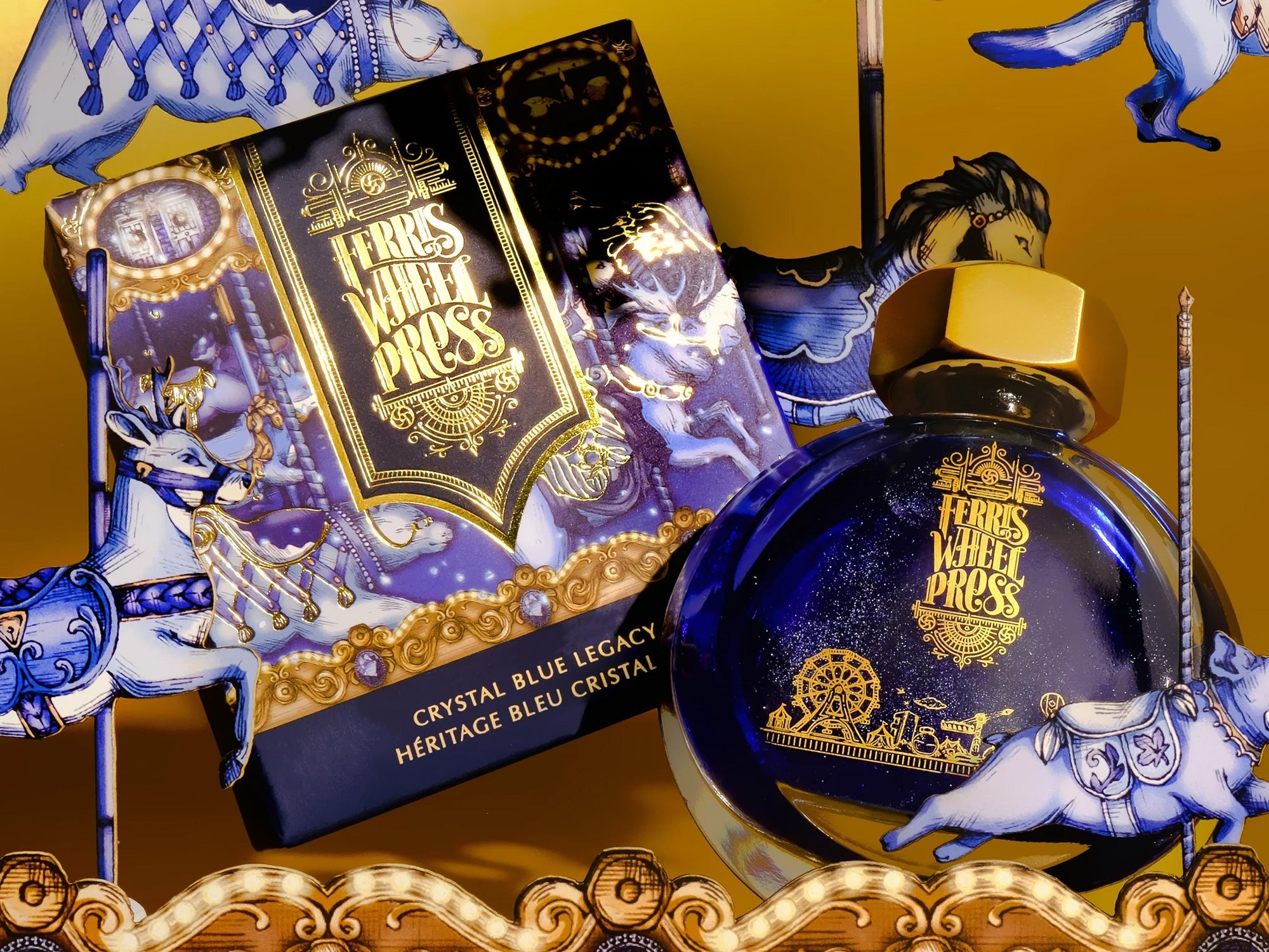 Crystal Blue Legacy Fountain Pen Ink
