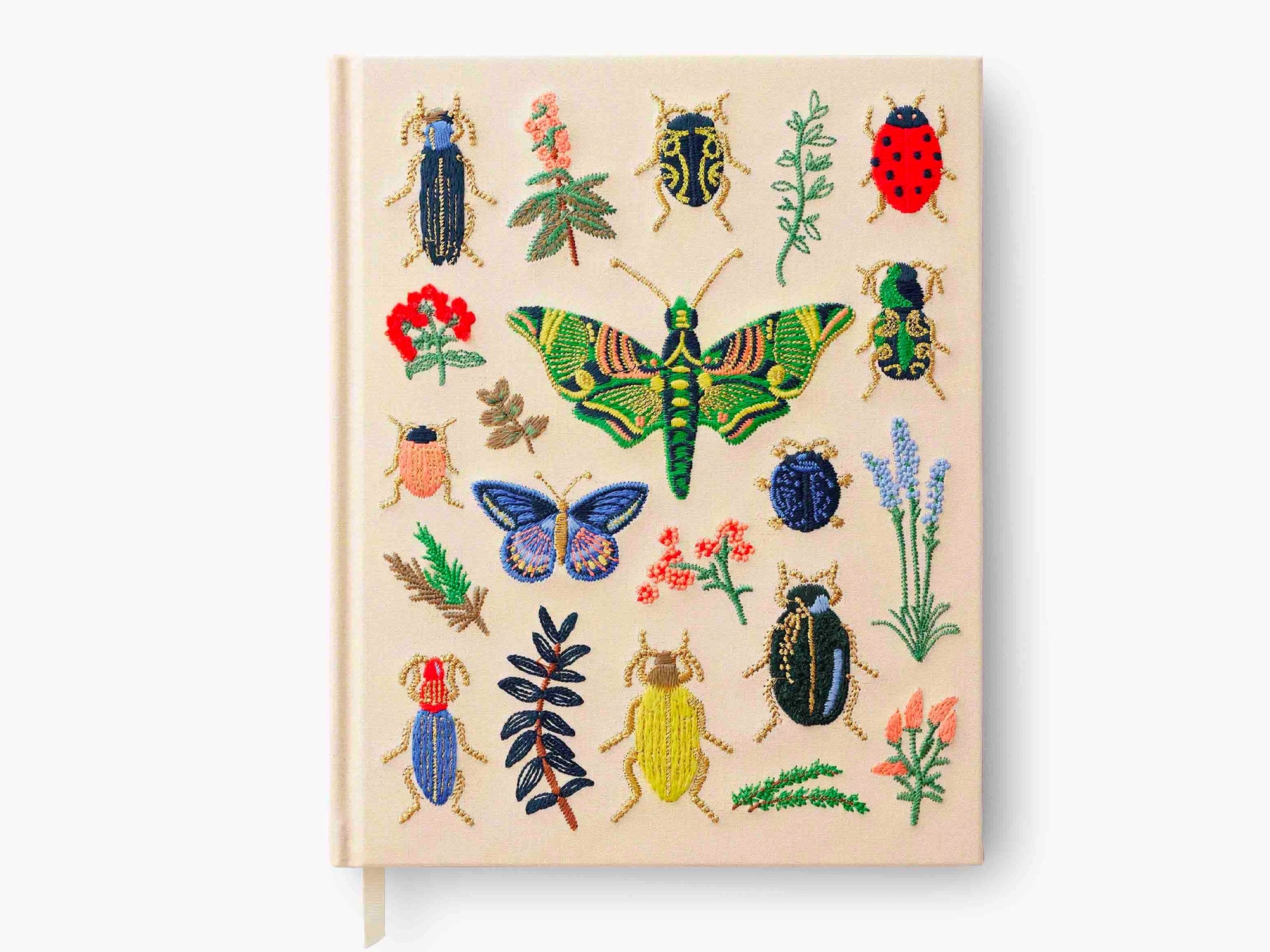 Curio Embroidered Fabric Sketchbook