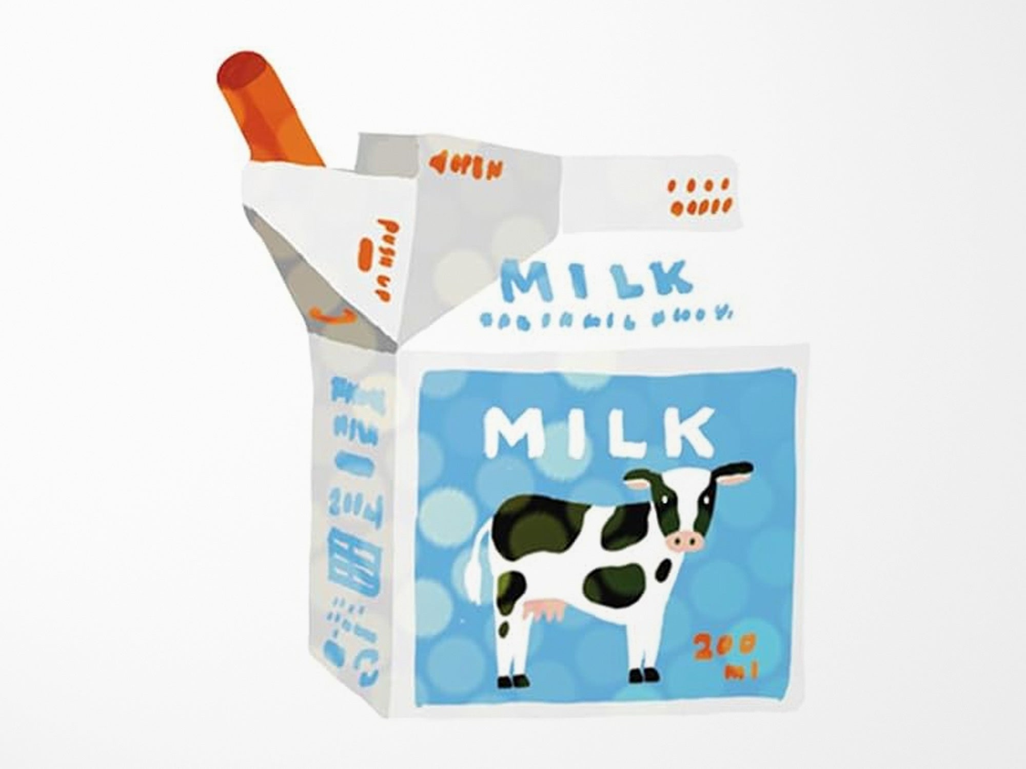 Dairy Farm Supply Mini Crate Stickers