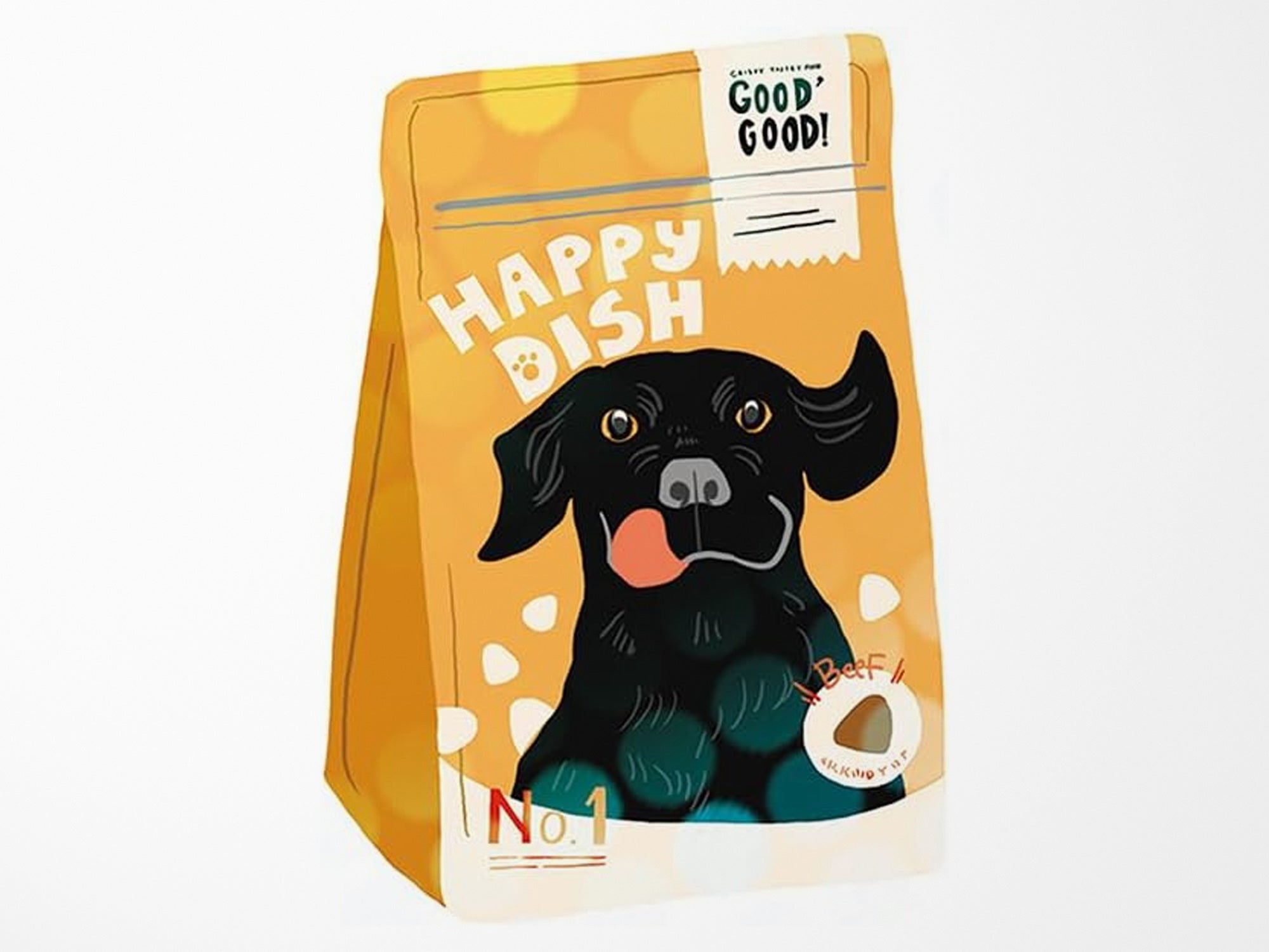 Dog Supply Mini Crate Stickers