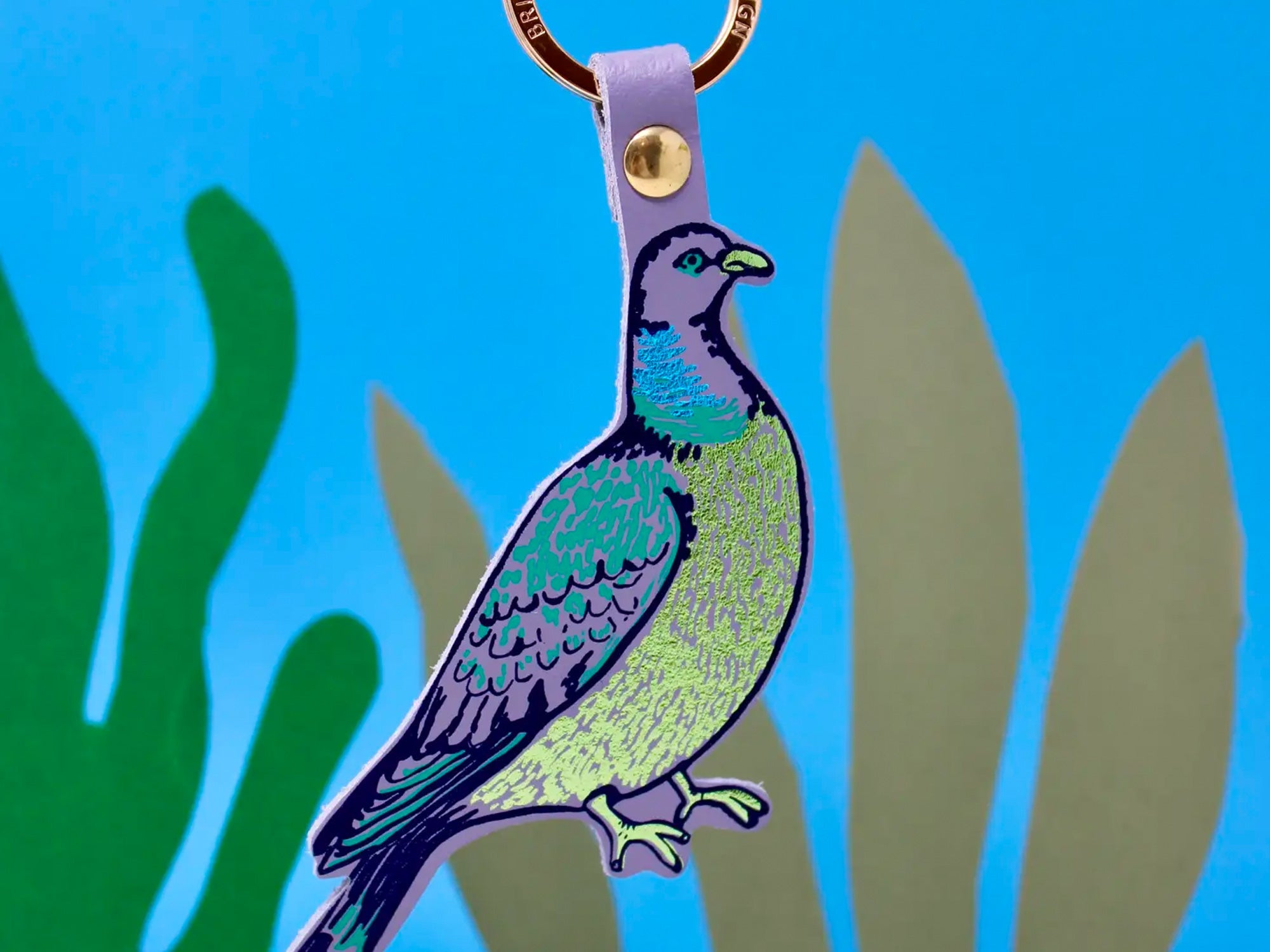 Feral Pigeon Key Fob