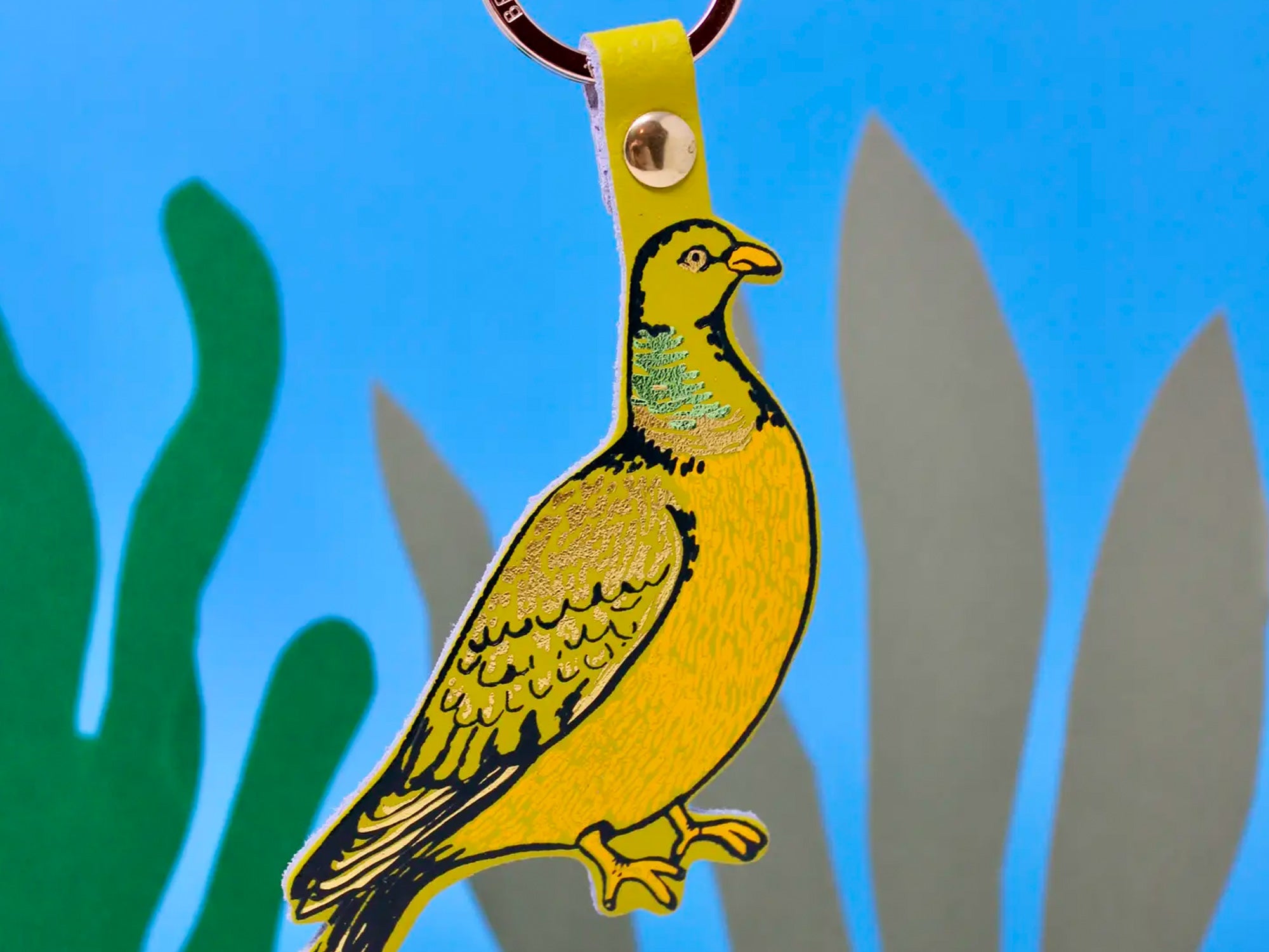 Feral Pigeon Key Fob