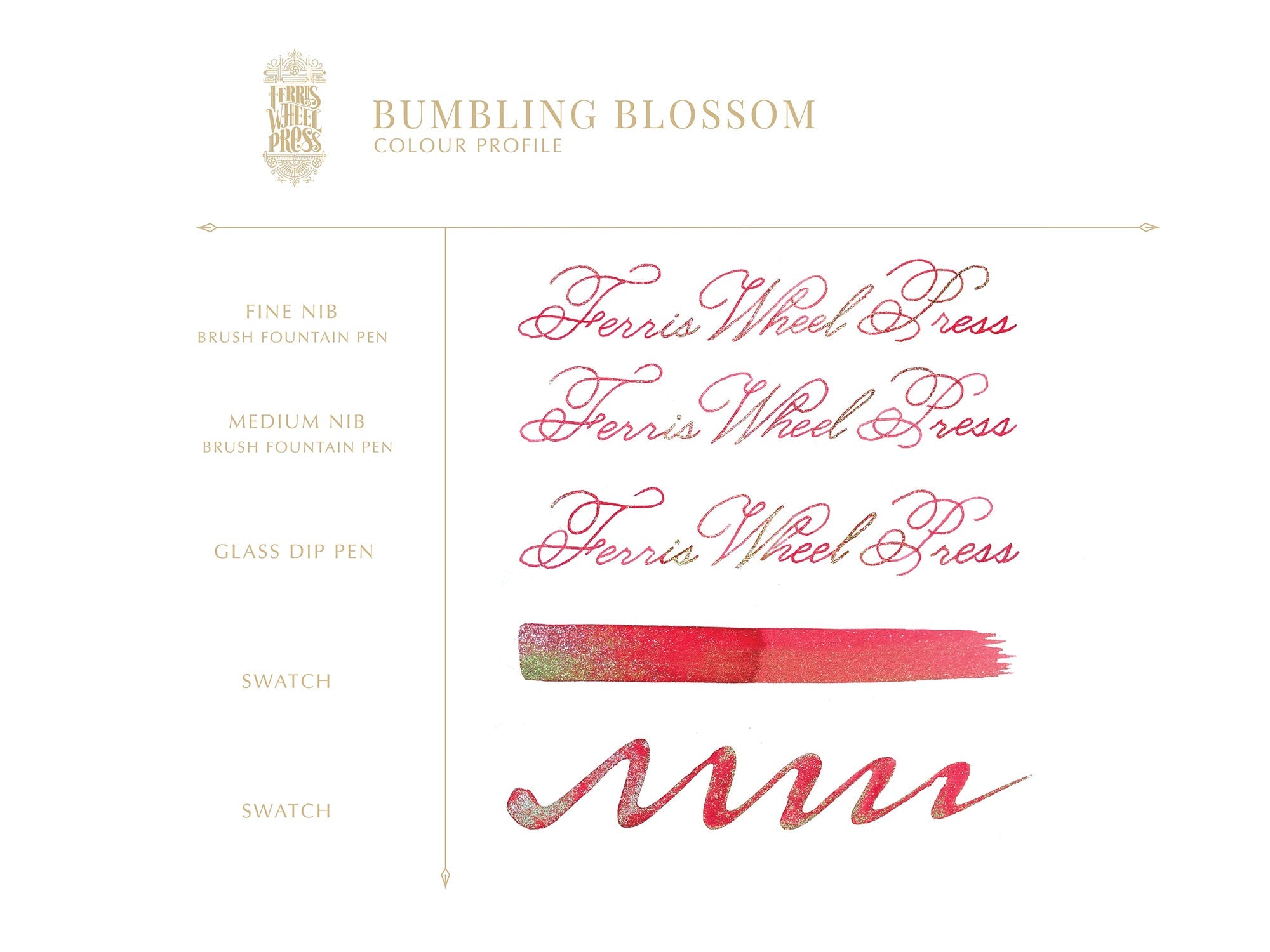 Ferritales Bumbling Blossom Fountain Pen Ink