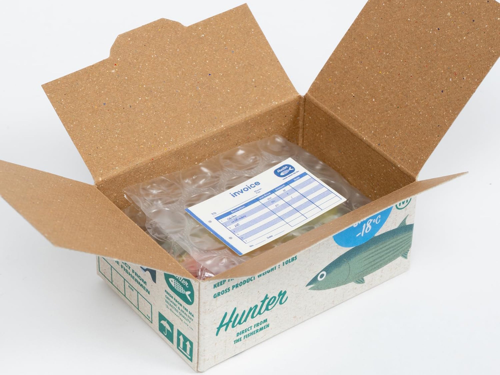 Fish & Seafood Mini Crate Stickers