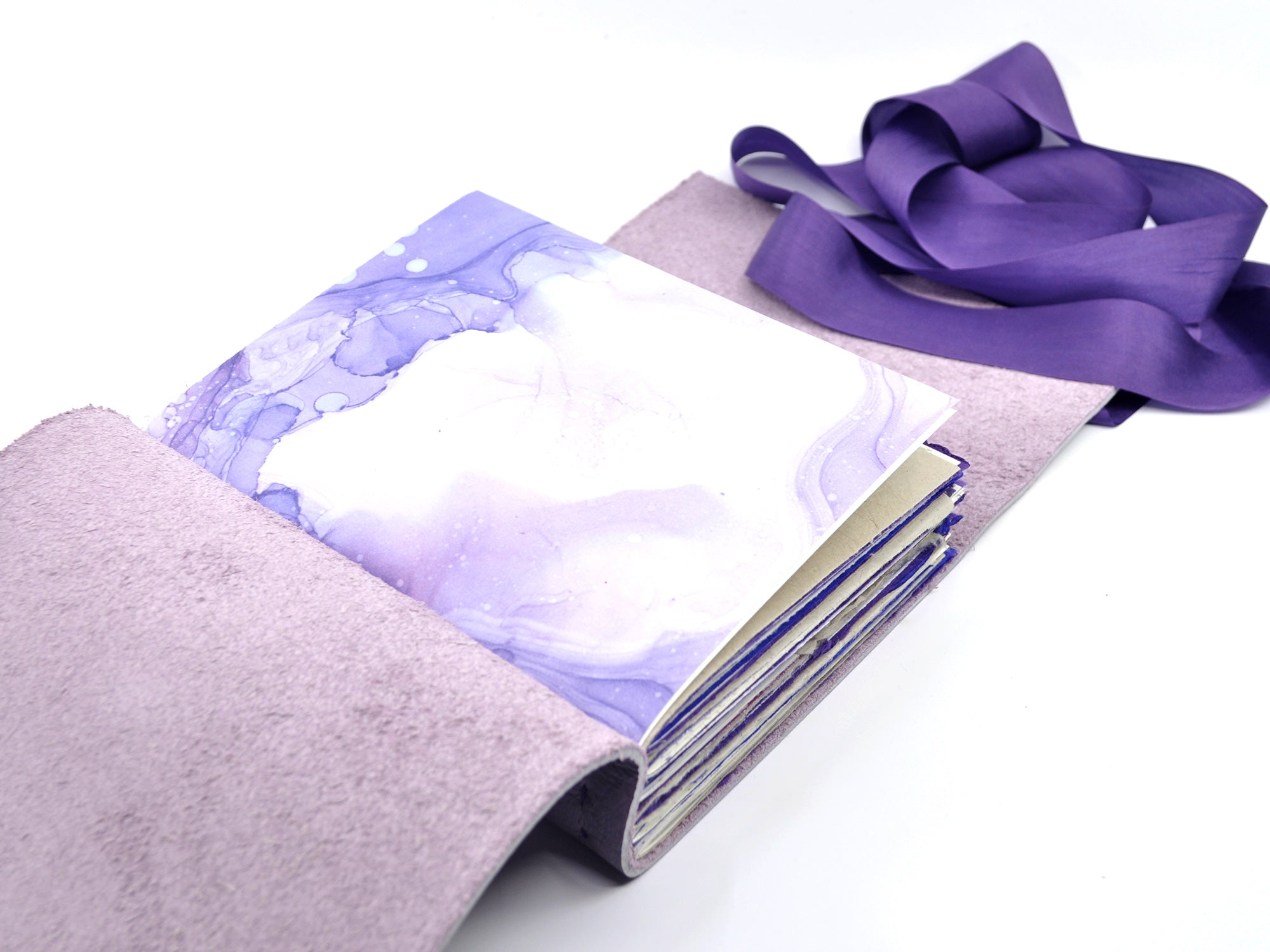 Forget Me Not One of a Kind Leather Journal