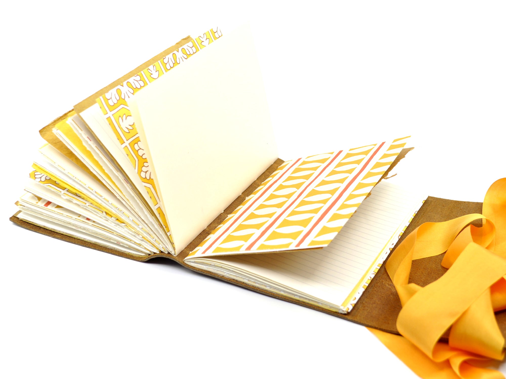 Ginkgo One of a Kind Leather Journal