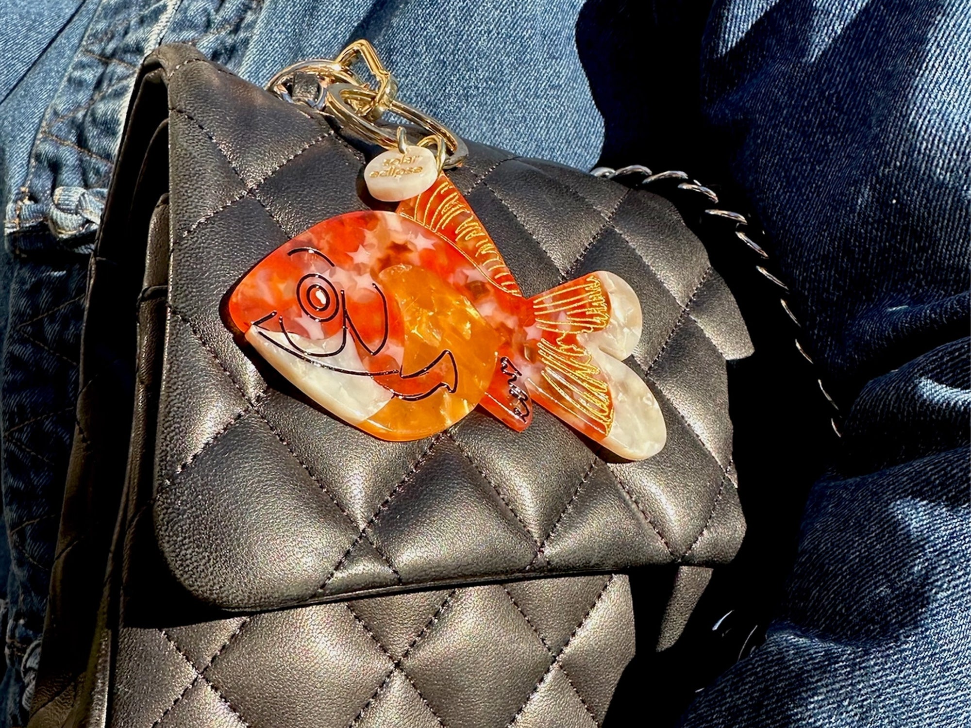 Goldfish Keyring and Bag Charm