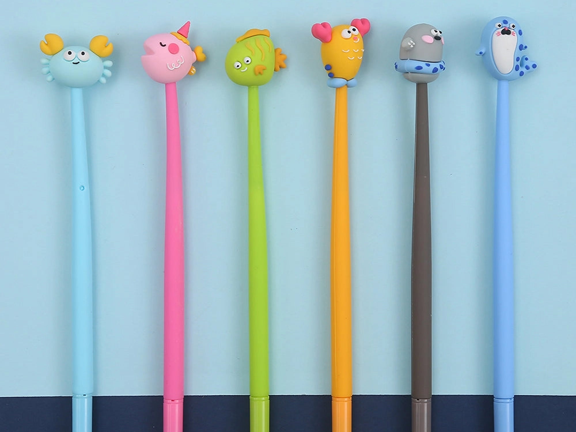 Happy Sea Animals Wiggle Gel Pen