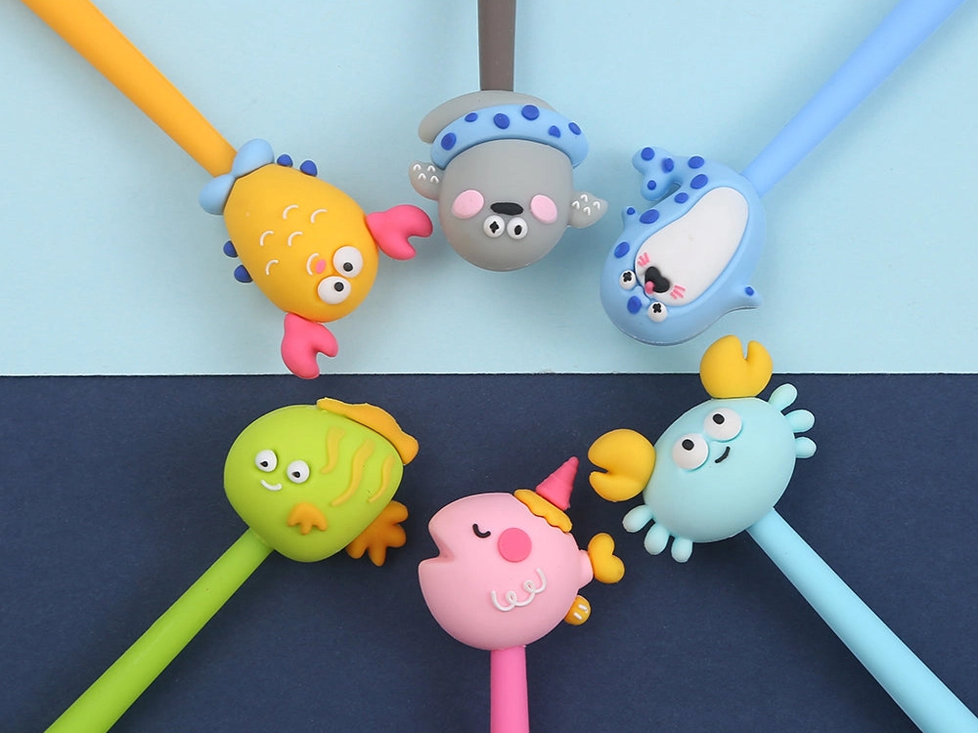 Happy Sea Animals Wiggle Gel Pen