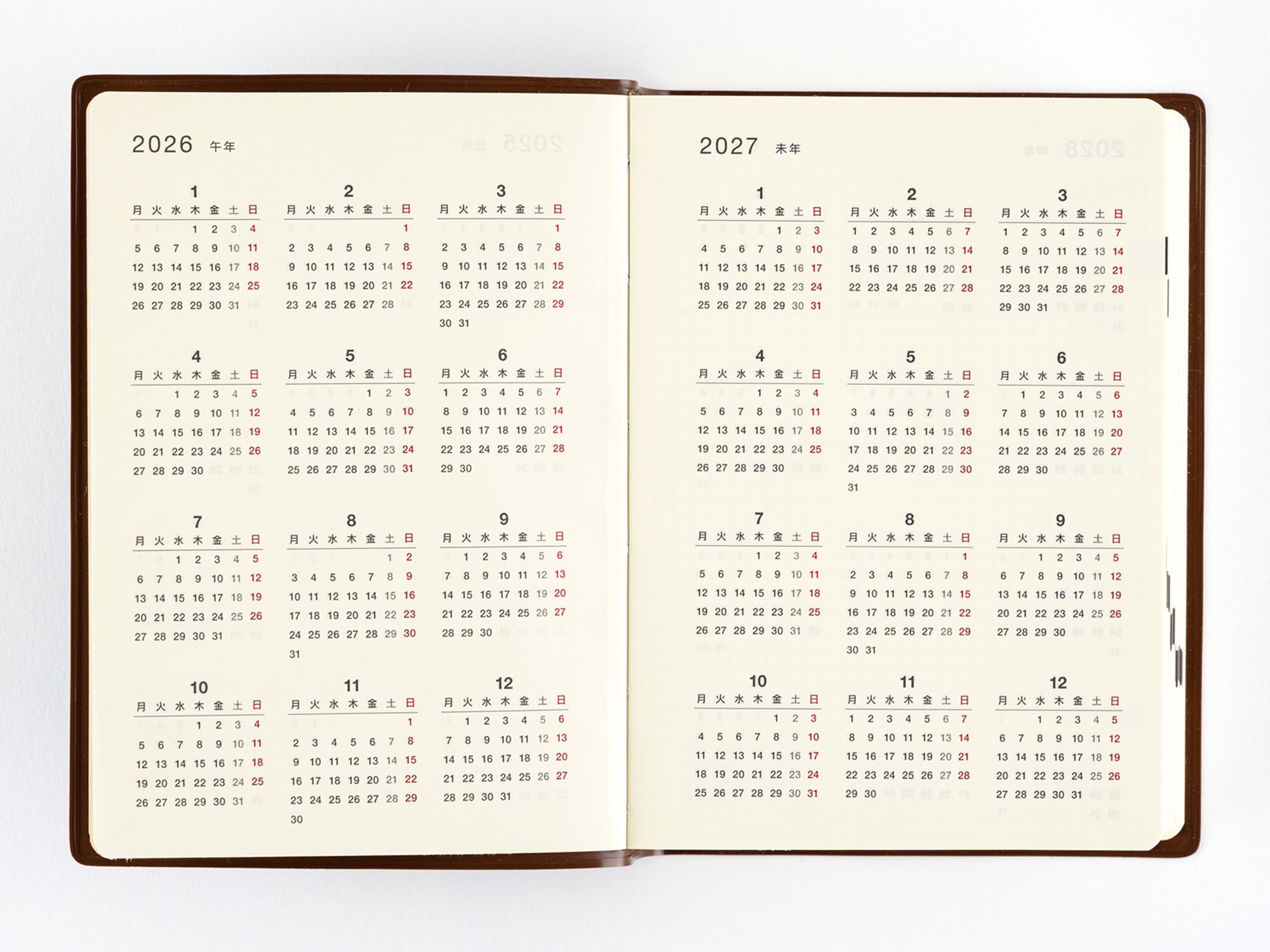 Hobonichi 5-Year Techo A5 - 2026-2030