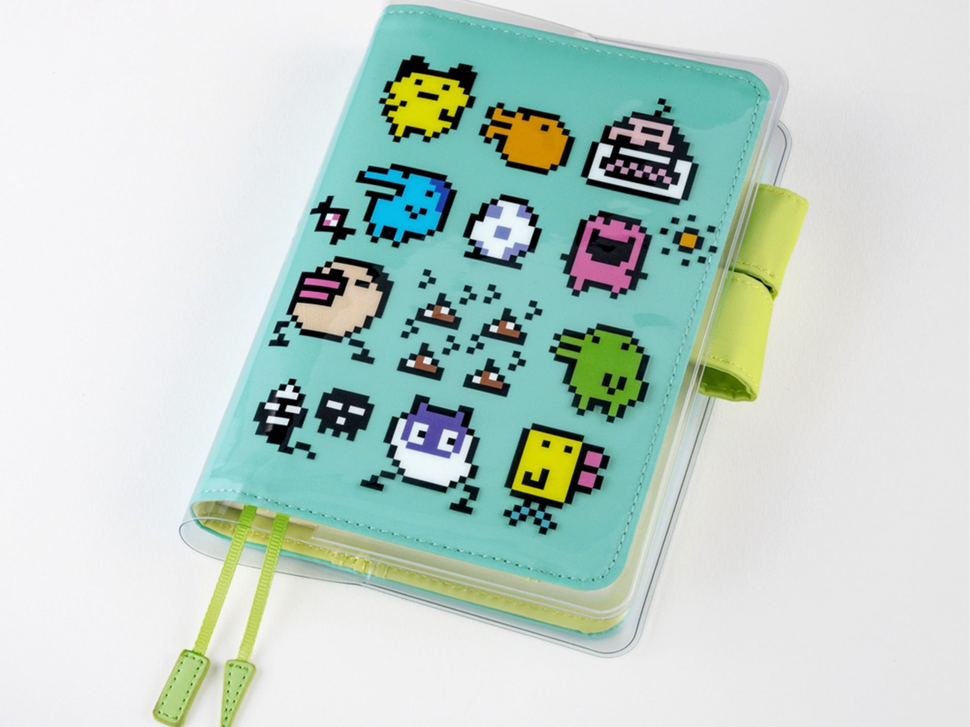 Hobonichi Cover on Cover for A6 Size Techo - Tamagotchi Growth Chart!
