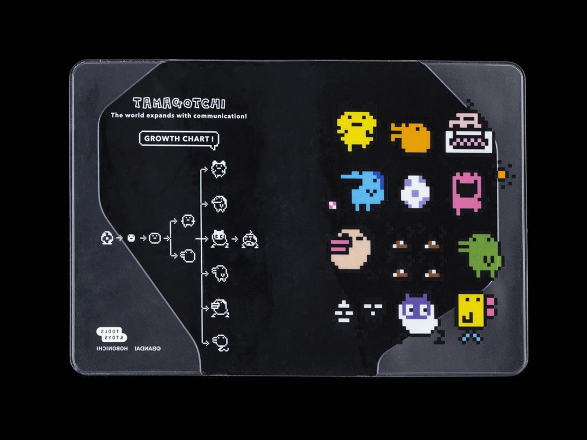 Hobonichi Cover on Cover for A6 Size Techo - Tamagotchi Growth Chart!