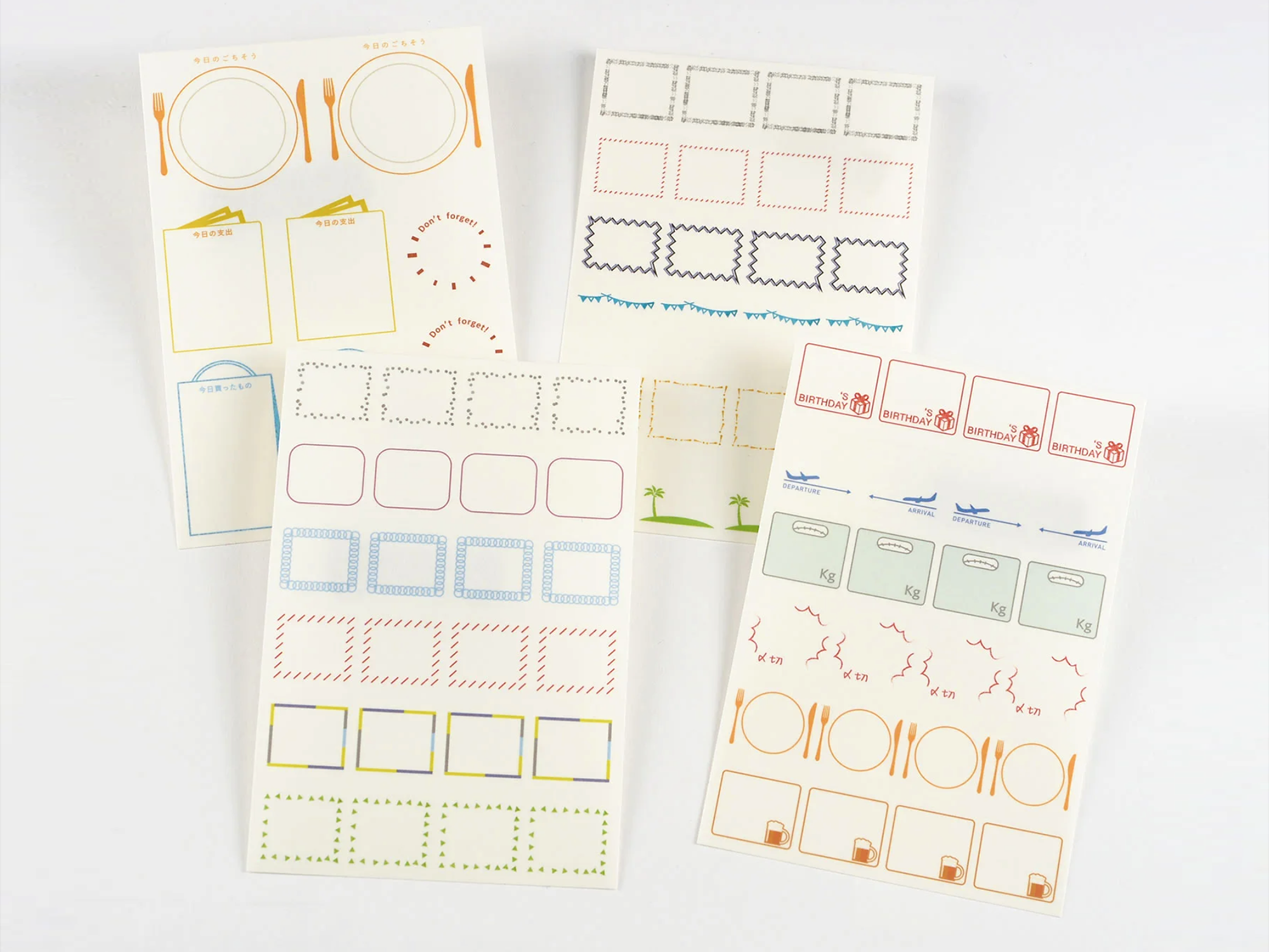 Hobonichi Frame Stickers