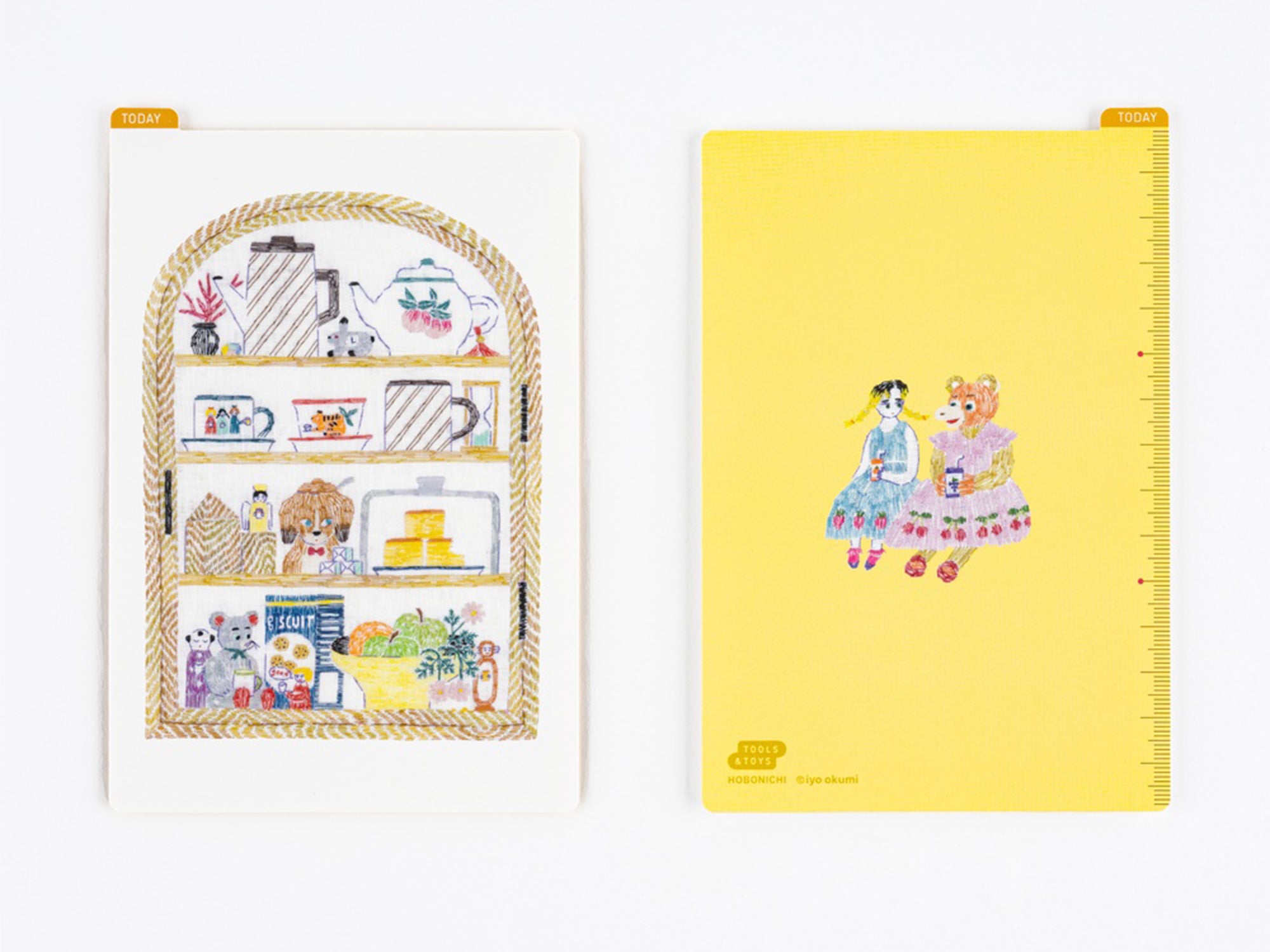 Hobonichi Pencil Board for A6 Size - iyo okumi Teapot Shelf