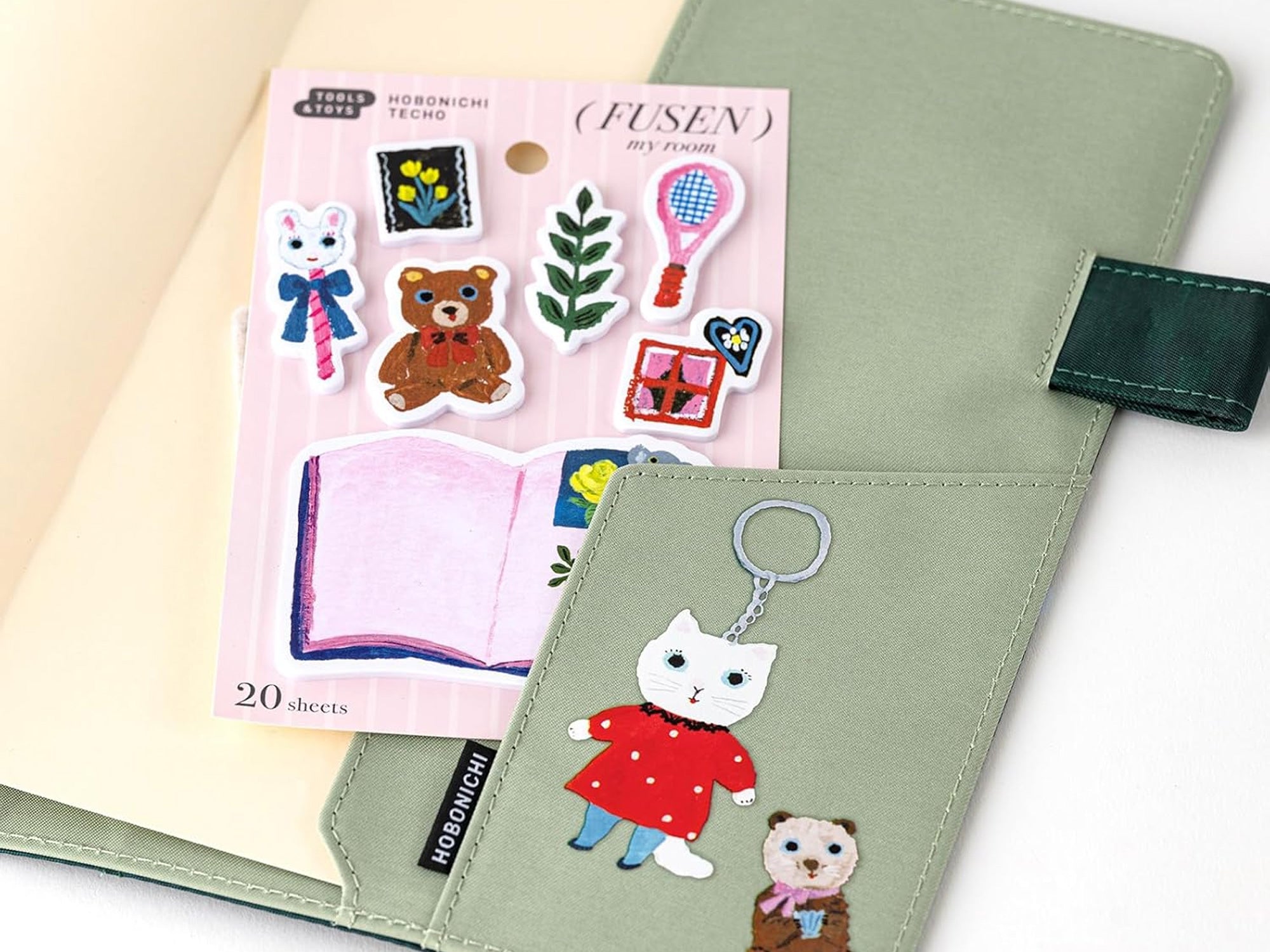 Hobonichi Sticky Note Tabs - Yumi Kitagishi My Room