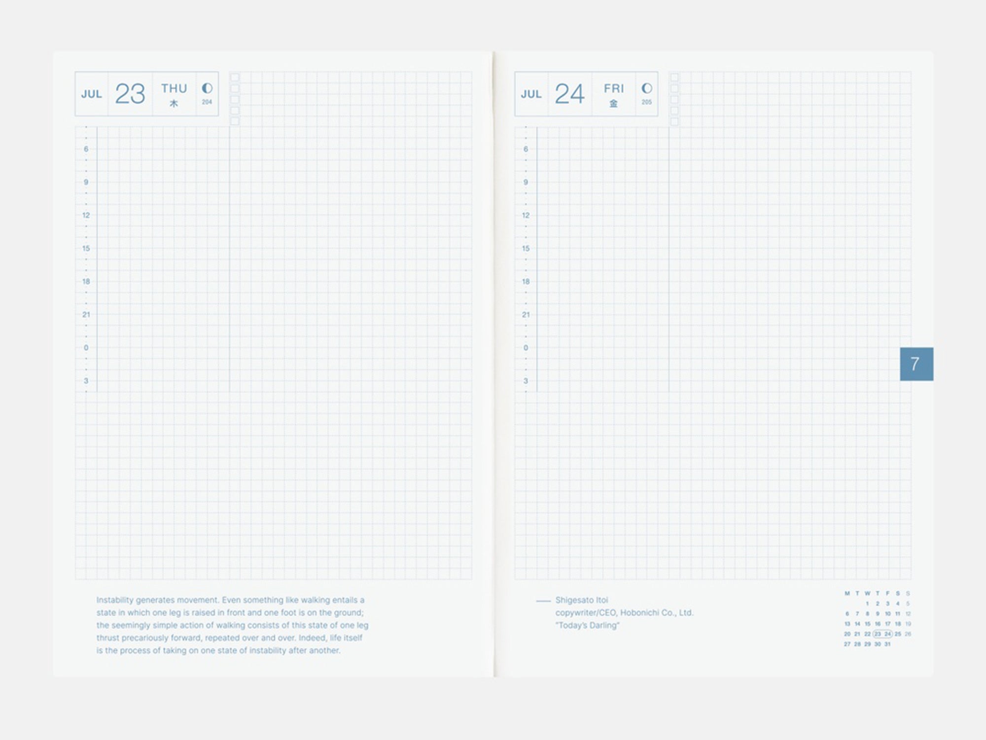 Hobonichi Techo 2026 Cousin Book A5 - ENGLISH