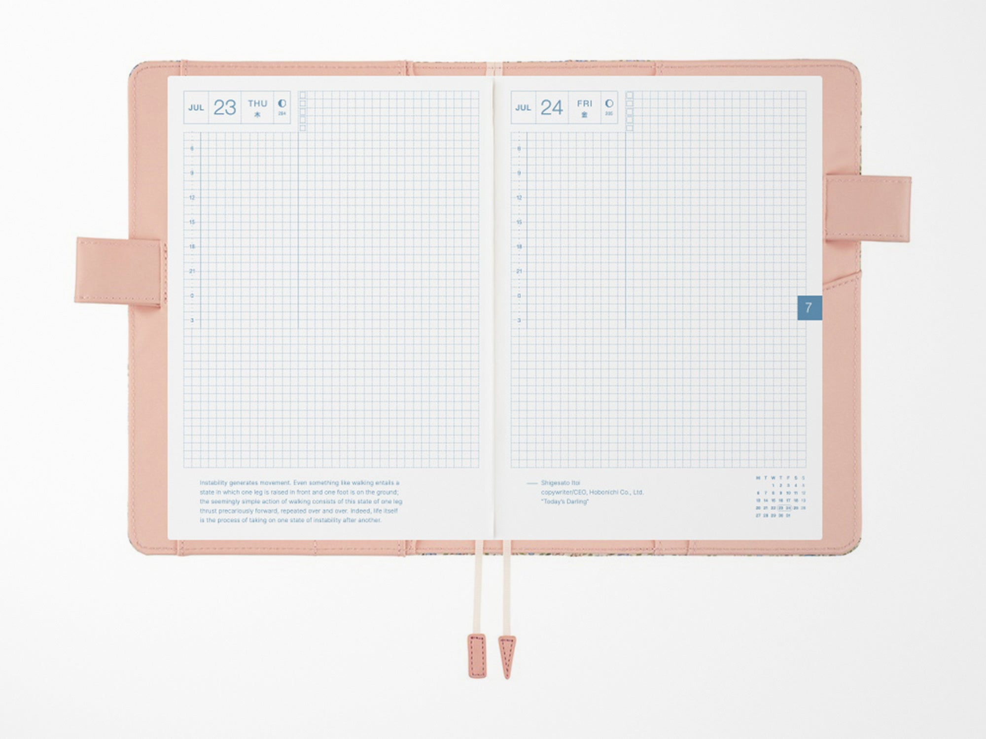 Hobonichi Techo A5 Cousin Cover + Book - Liberty Fabrics: Sasha Kiora