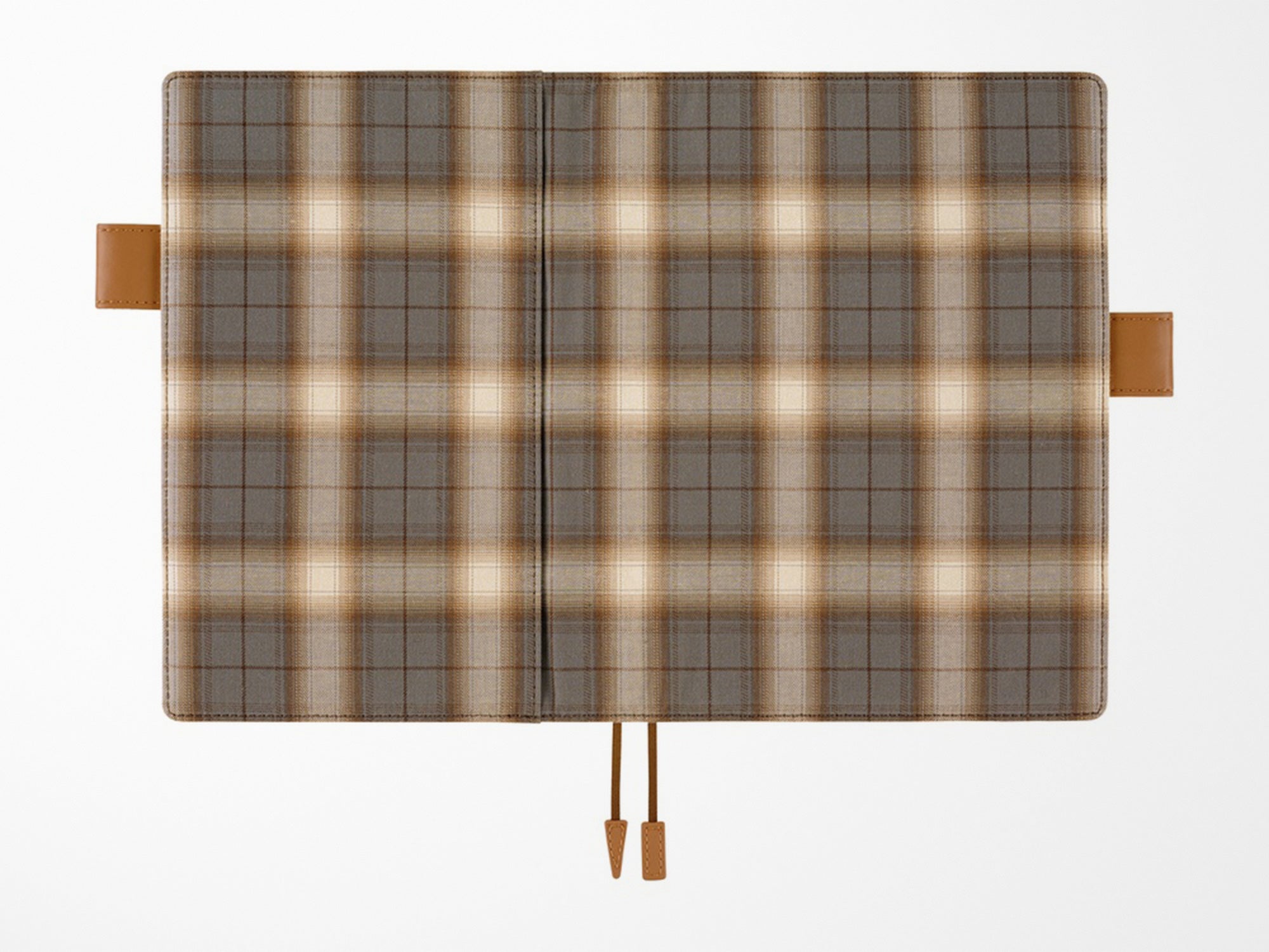 Hobonichi Techo A5 Cousin Cover + Book - Shirt Fabric: Foggy Plaid