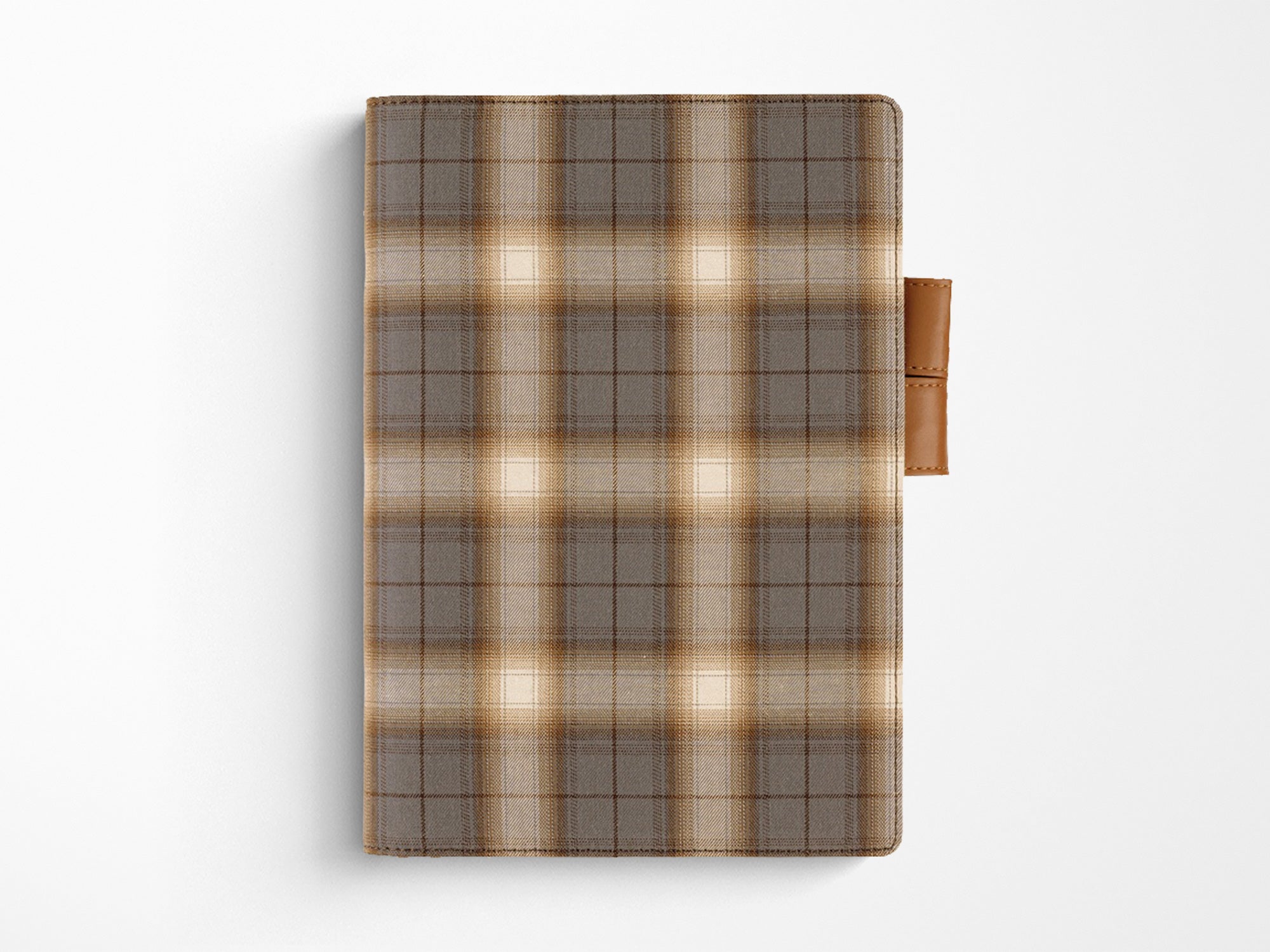 Hobonichi Techo A5 Cousin Cover + Book - Shirt Fabric: Foggy Plaid