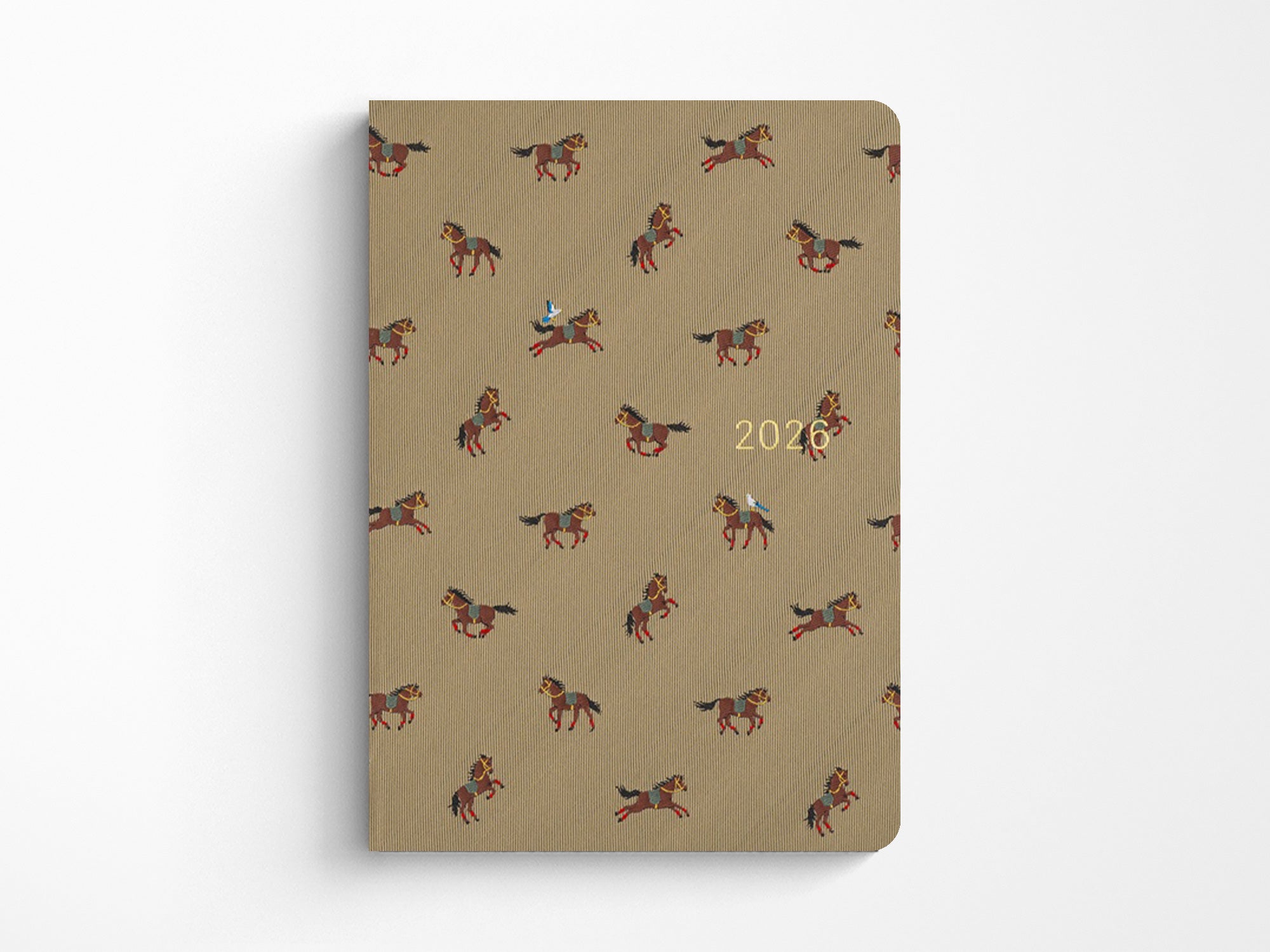 Hobonichi Techo A5 Hon 2026 - Bow & Tie: Galloping Horses