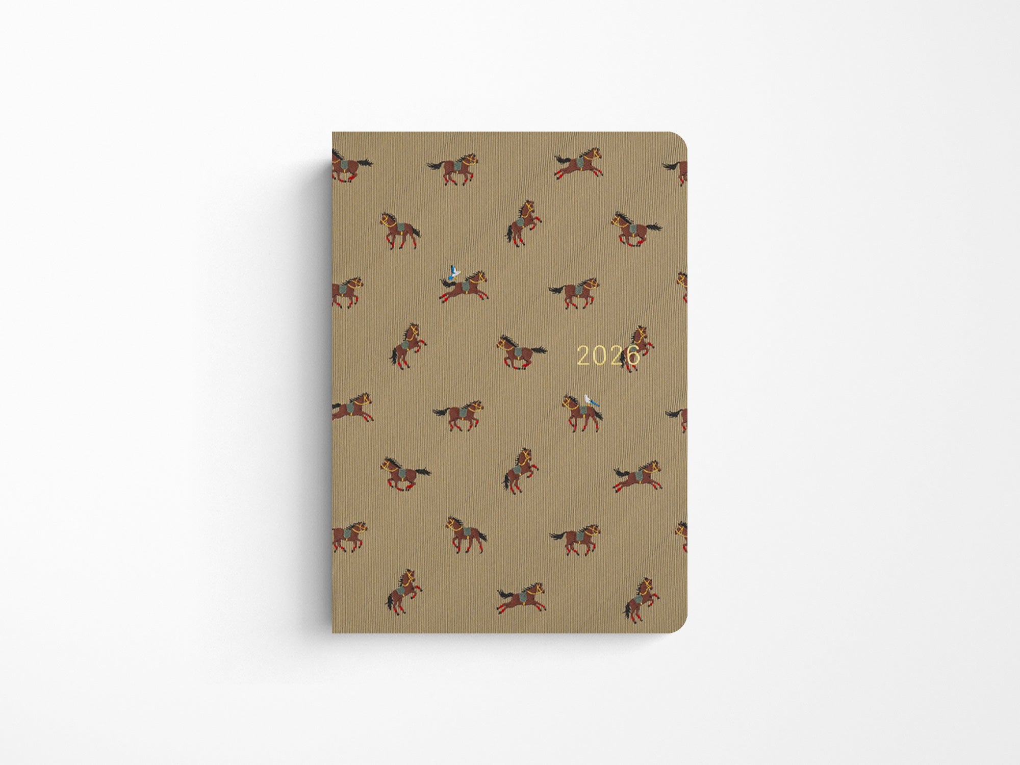 Hobonichi Techo A6 Hon 2026 - Bow & Tie: Galloping Horses
