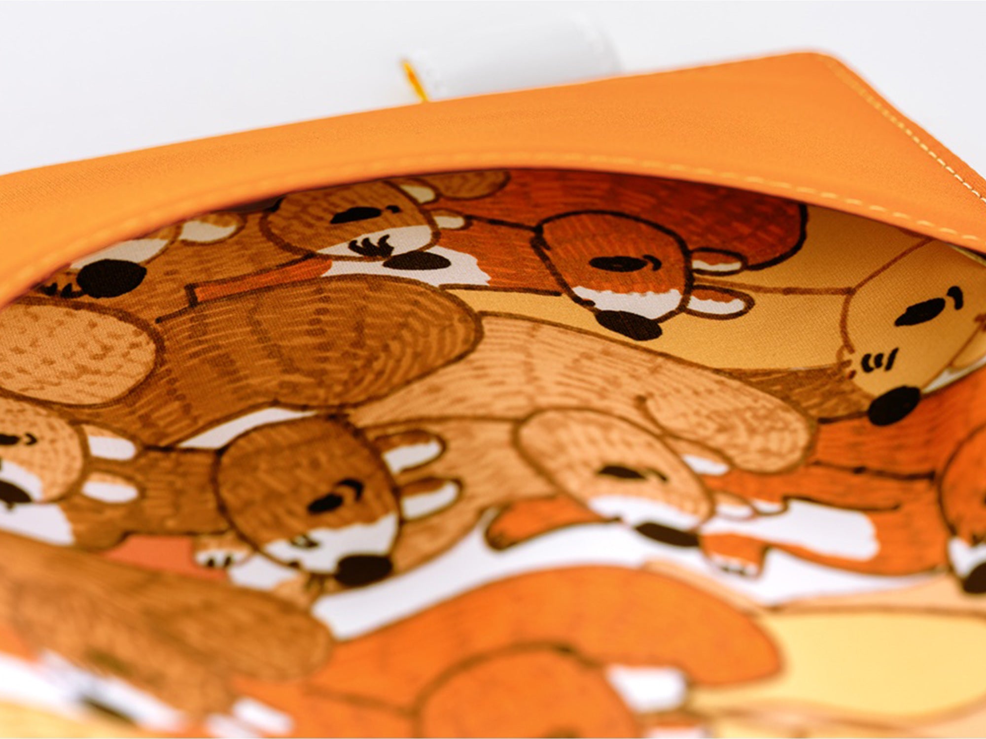 Hobonichi Techo A6 Original Cover + Book - 100%ORANGE Squirrel Squadron