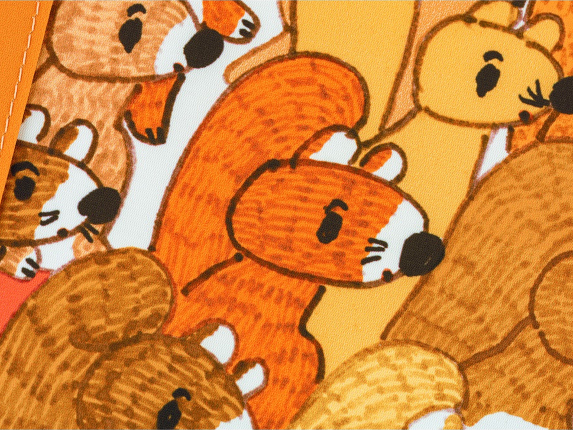 Hobonichi Techo A6 Original Cover + Book - 100%ORANGE Squirrel Squadron