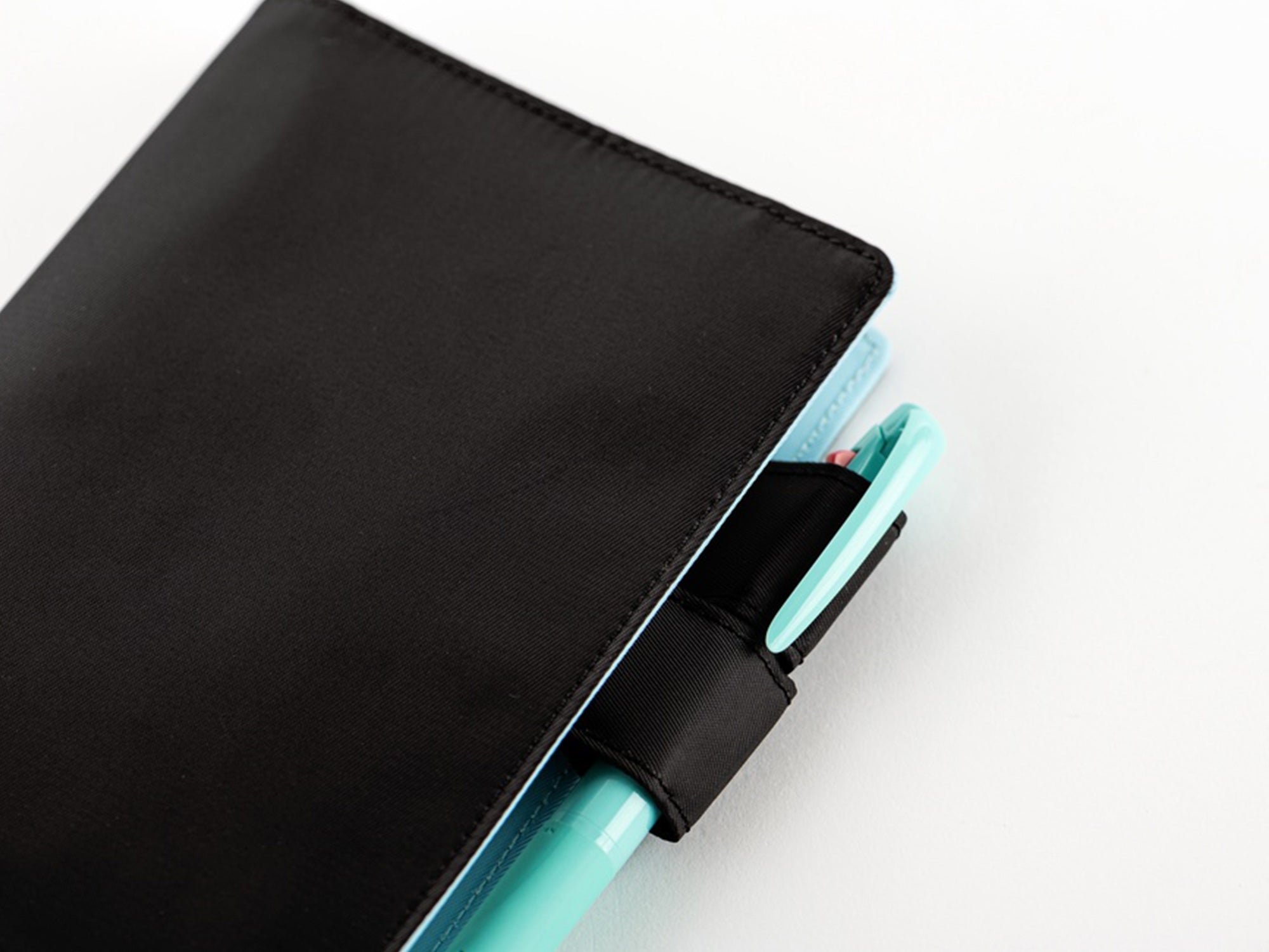 Hobonichi Techo A6 Original Cover + Book - Black x Clear Blue