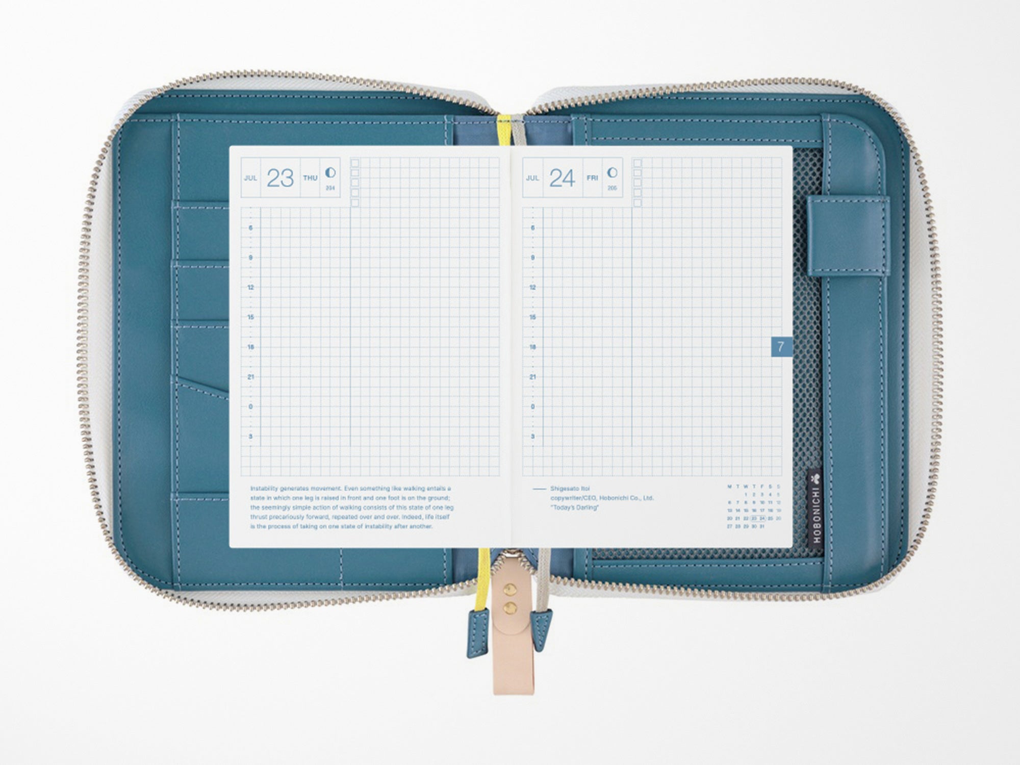 Hobonichi Techo A6 Original Cover + Book - minä perhonen: aalto