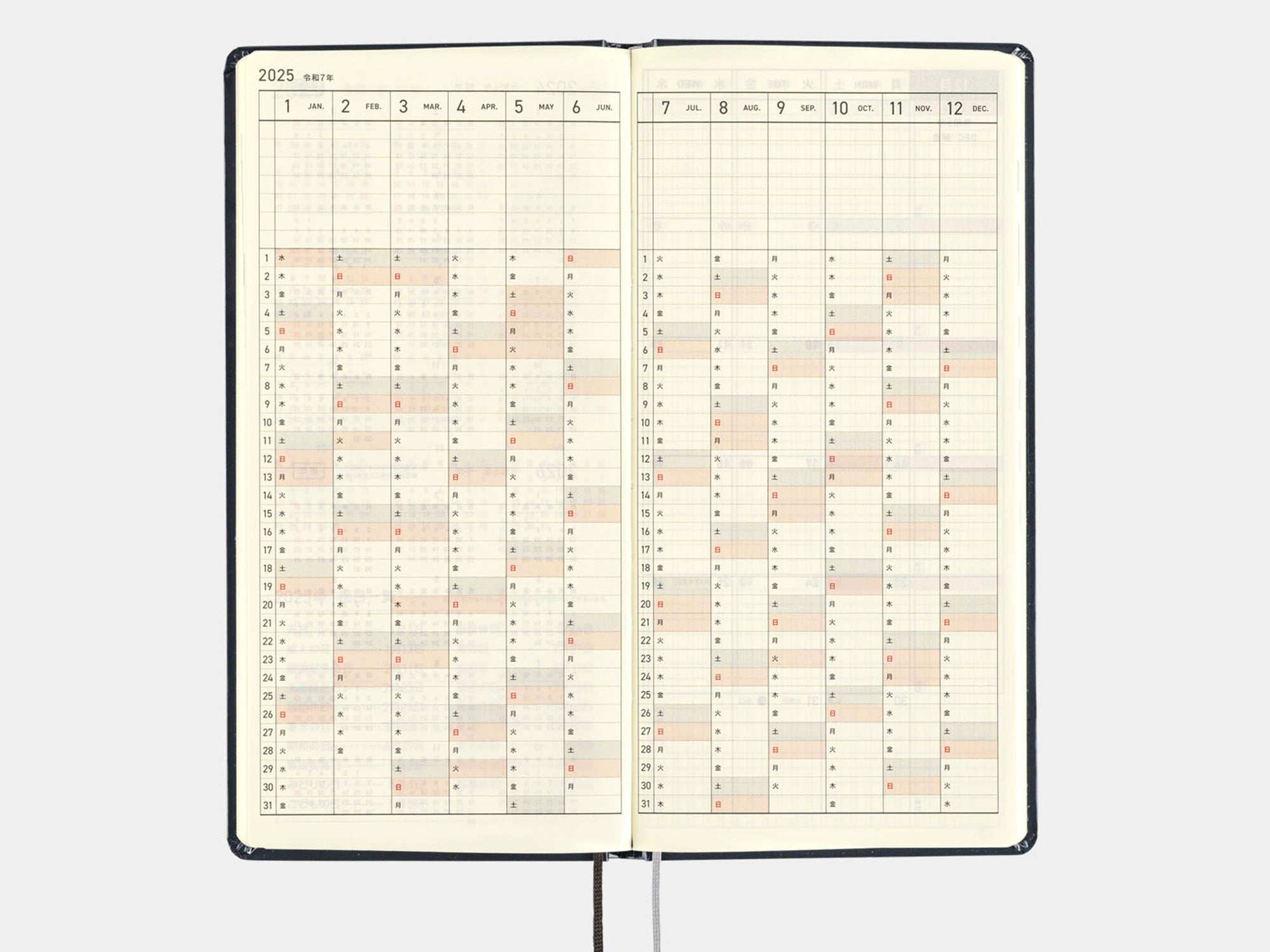 Hobonichi Techo Weeks 2025 - Sparkling Hobotoridori - April Start