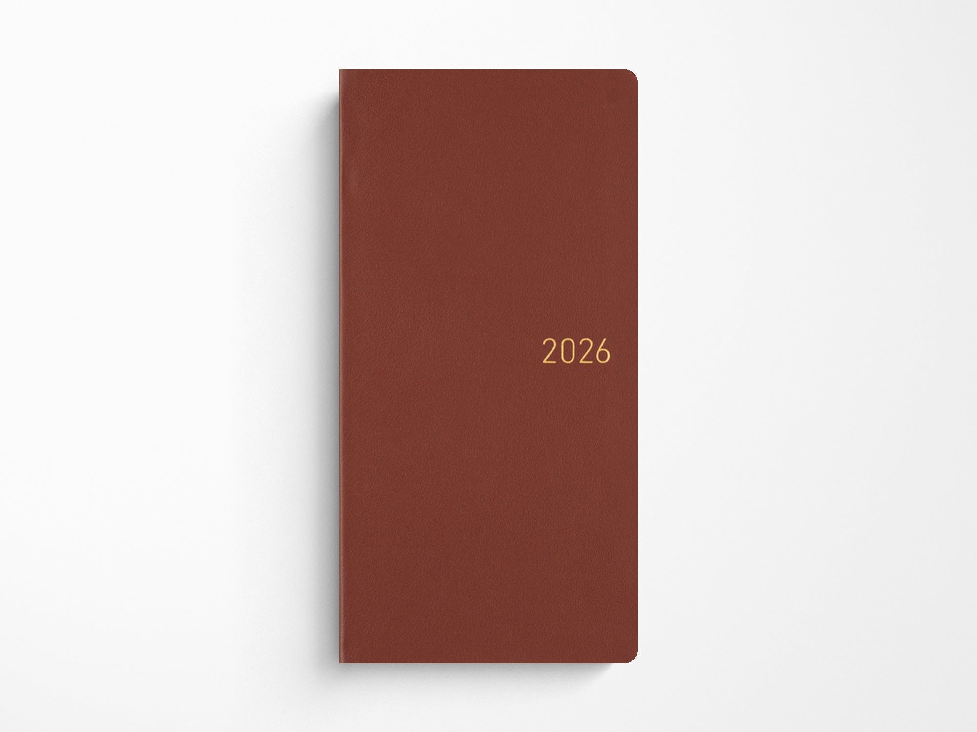 Hobonichi Techo Weeks 2026 - Wine Brown Leather