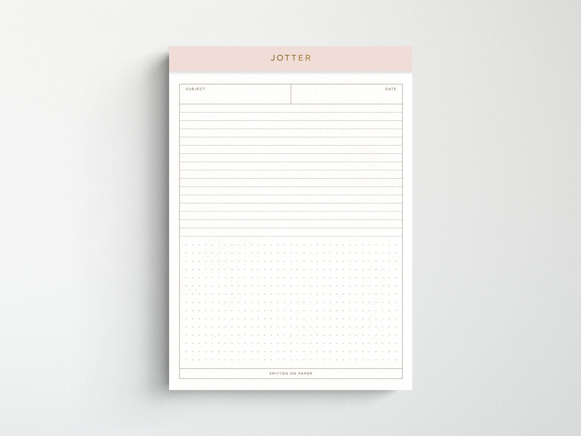 Jotter Line and Dot Legal Notepad