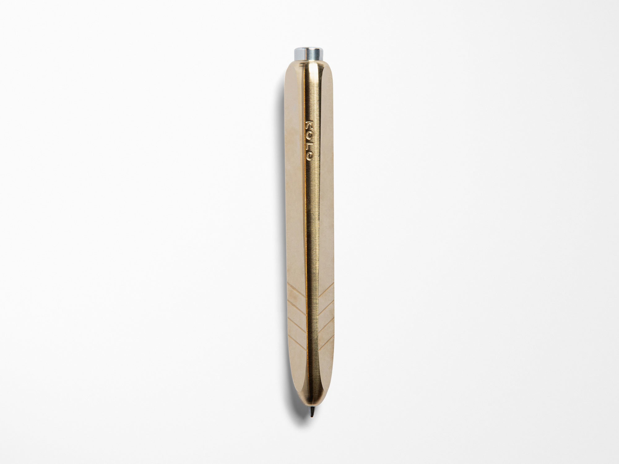 KOLO Tino Ballpoint Pen - Raw Brass