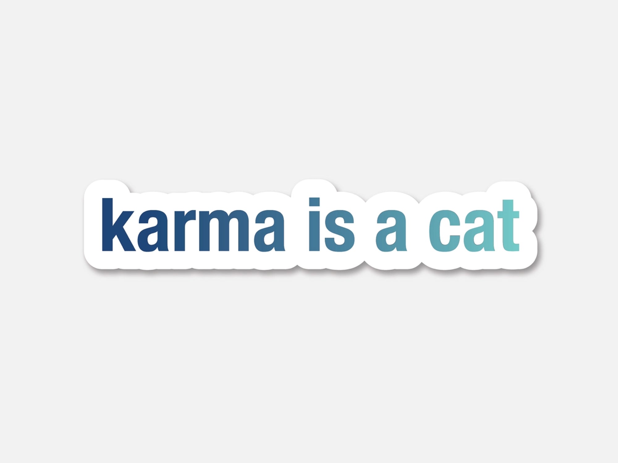 Karma Is A Cat Taylor Swift Vinyl Sticker