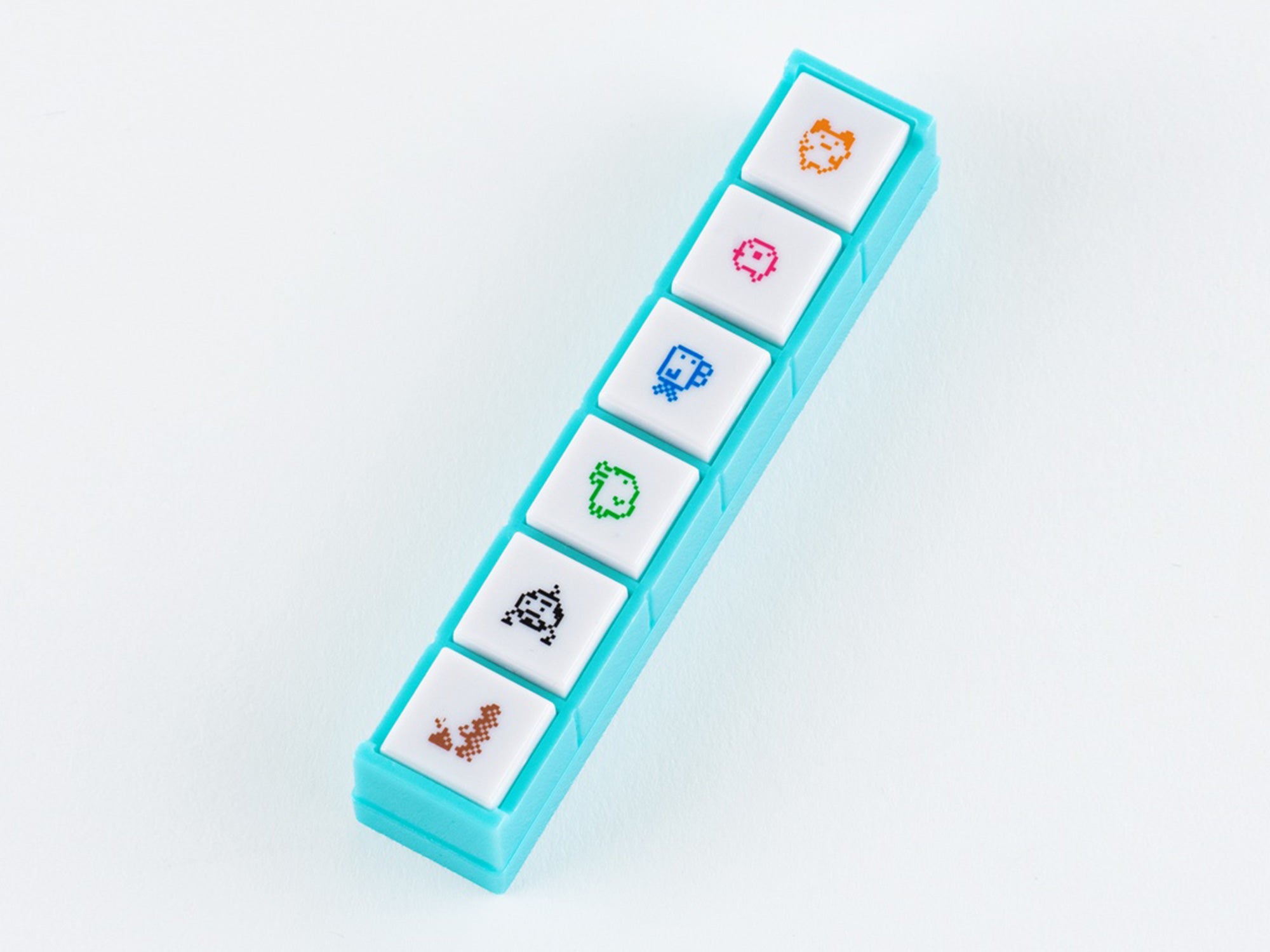Kodomo no Kao x Hobonichi Pochitto 6 Push-Button Stamp - Tamagotchi