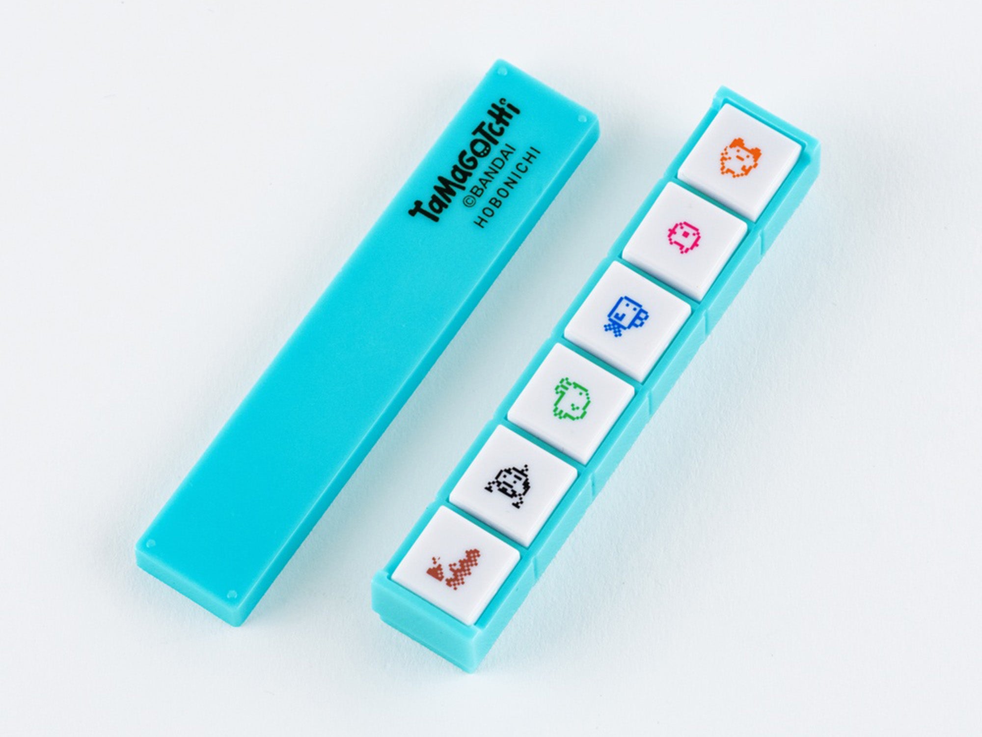 Kodomo no Kao x Hobonichi Pochitto 6 Push-Button Stamp - Tamagotchi