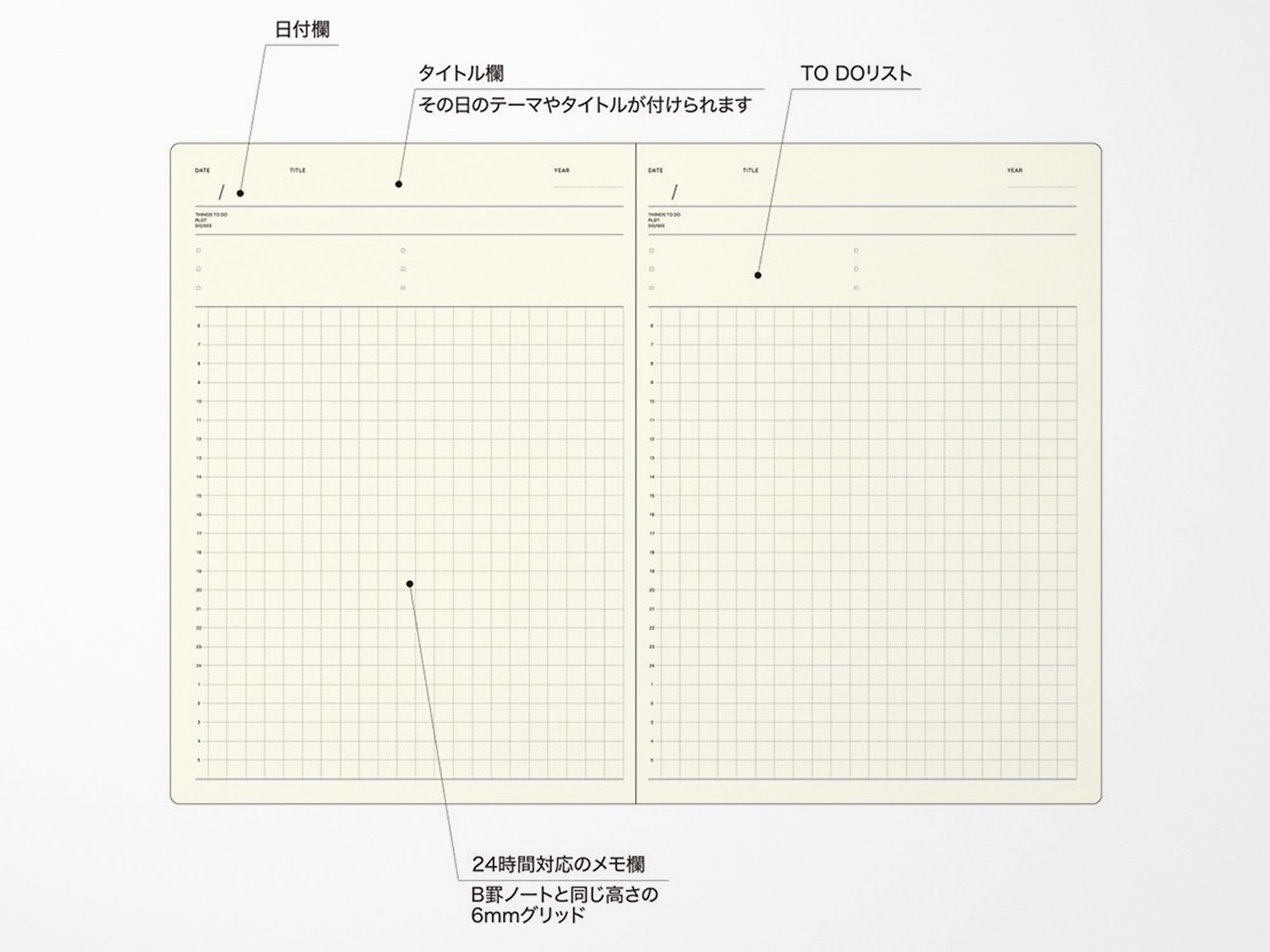 Laconic Style Notebook - Daily