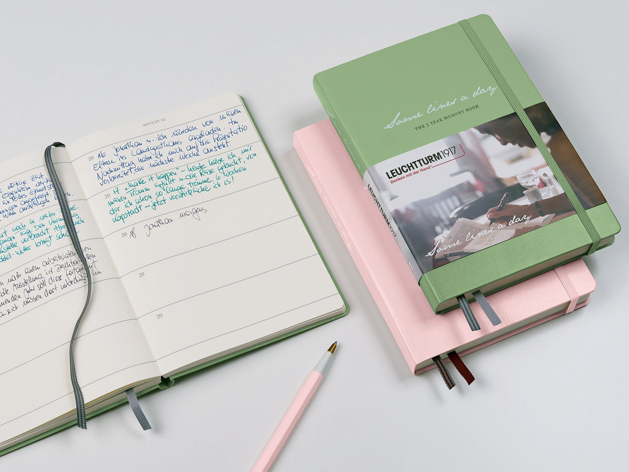 Leuchtturm 1917 Some Lines a Day - 5 Year Journal - Lilac