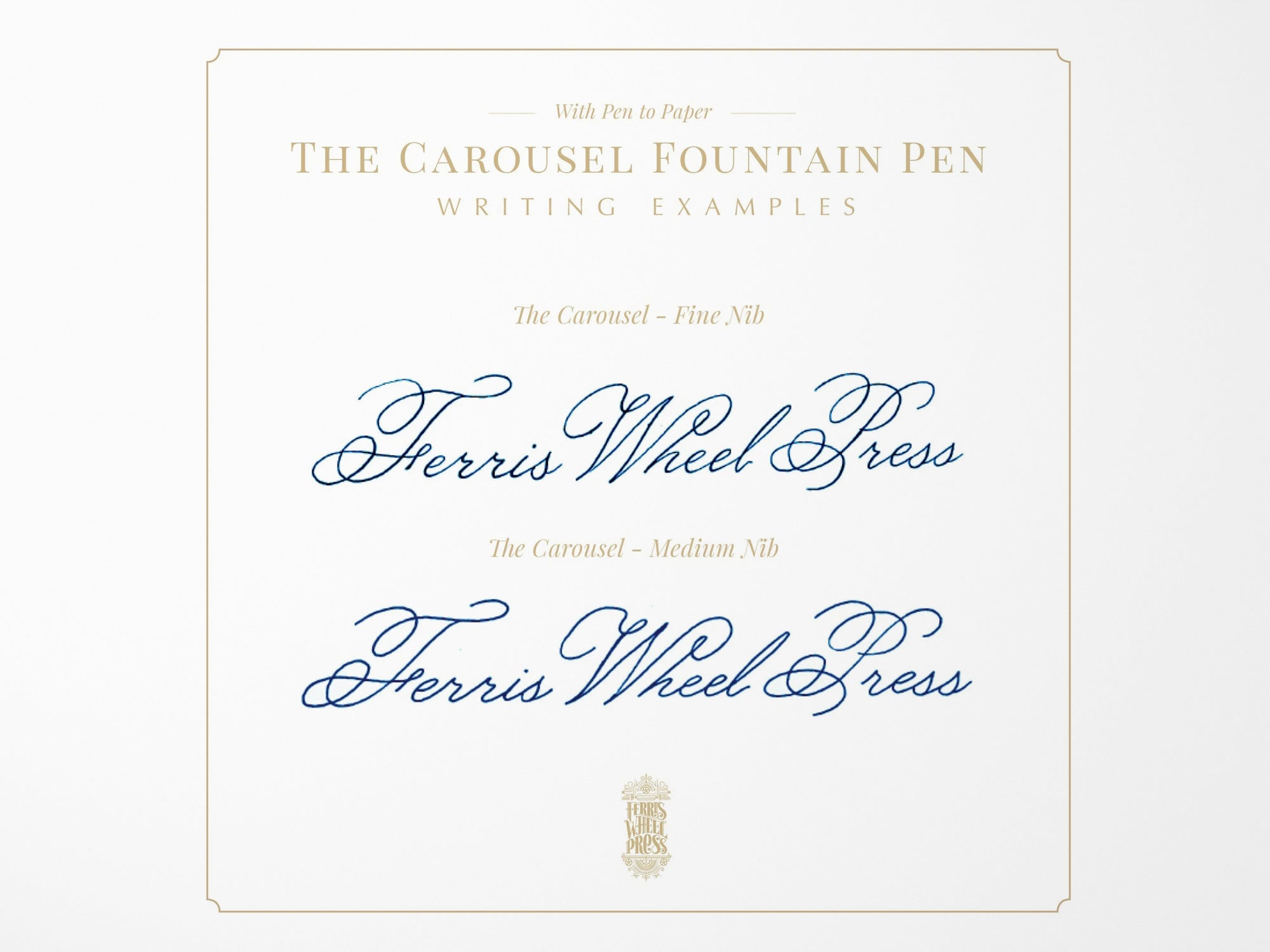 Limited Edition Aluminum Carousel Fountain Pen - Aurorealis