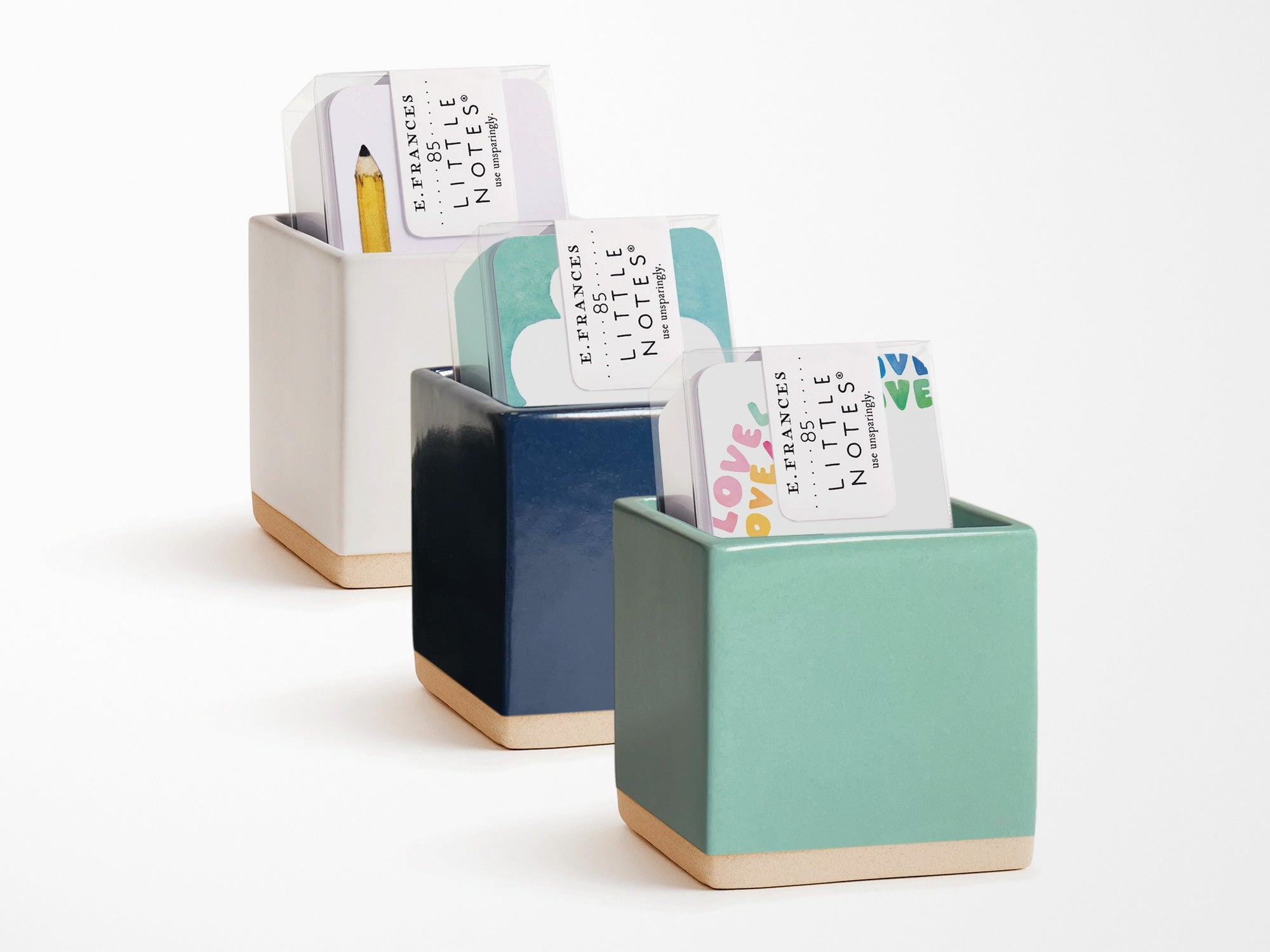 Little Notes Ceramic Holder - Navy
