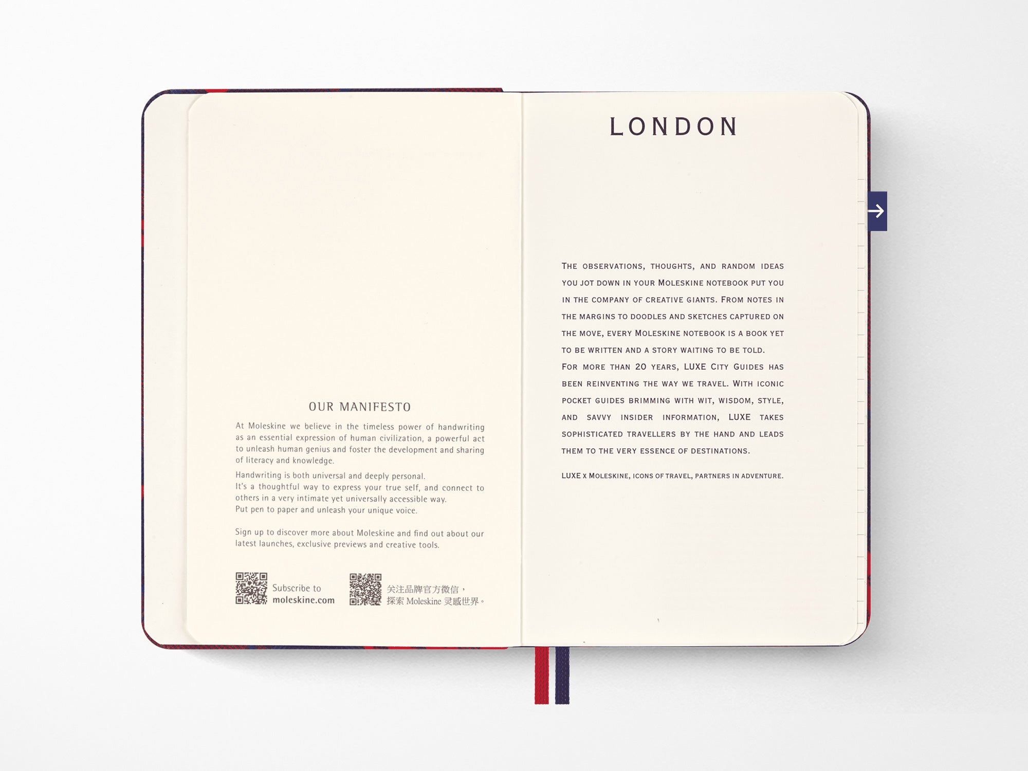 London Travel Guide LUXE x Moleskine