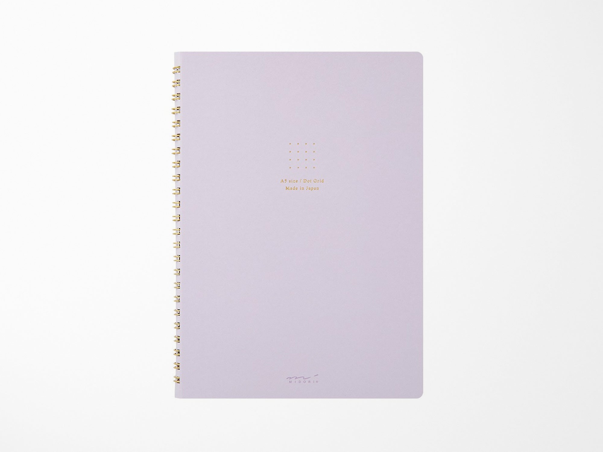 Midori A5 Ring Color Notebook - Dot Grid