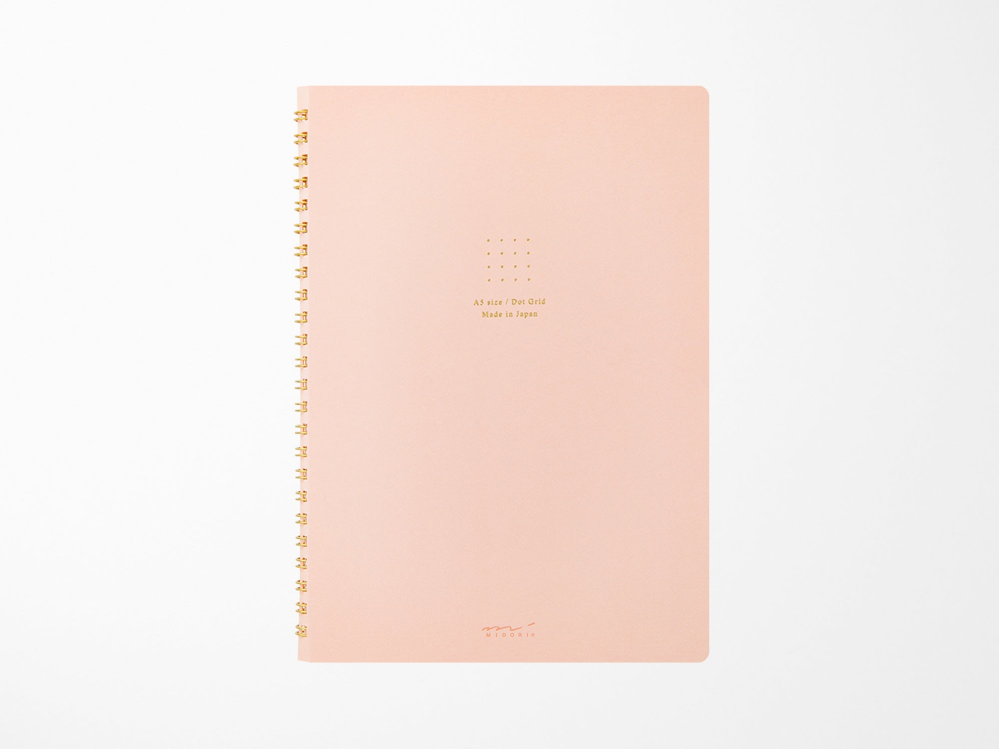 Midori A5 Ring Color Notebook - Dot Grid
