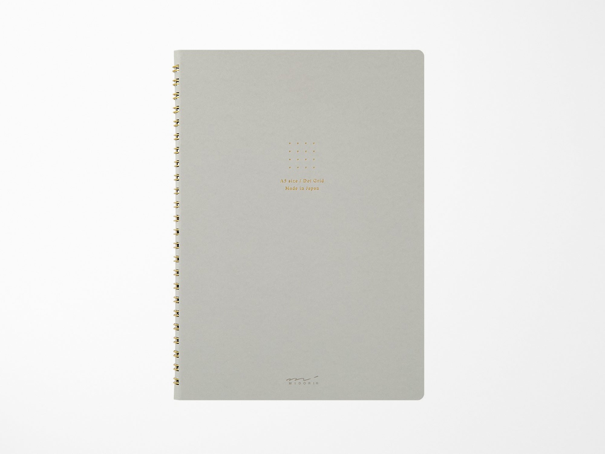 Midori A5 Ring Color Notebook - Dot Grid