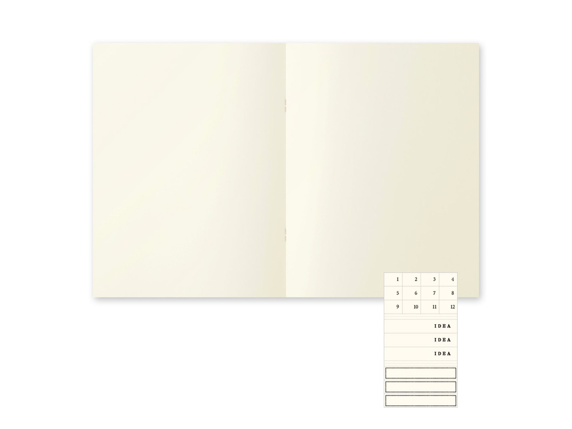 Midori MD Notebook Light A4 Blank Set of 3