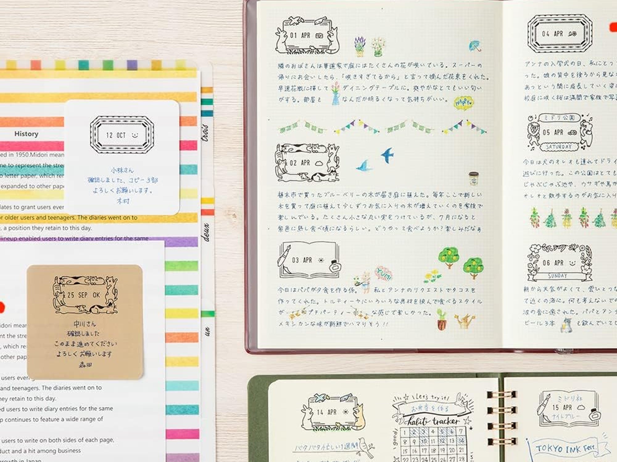 Midori Rotating Date Stamp - Frame