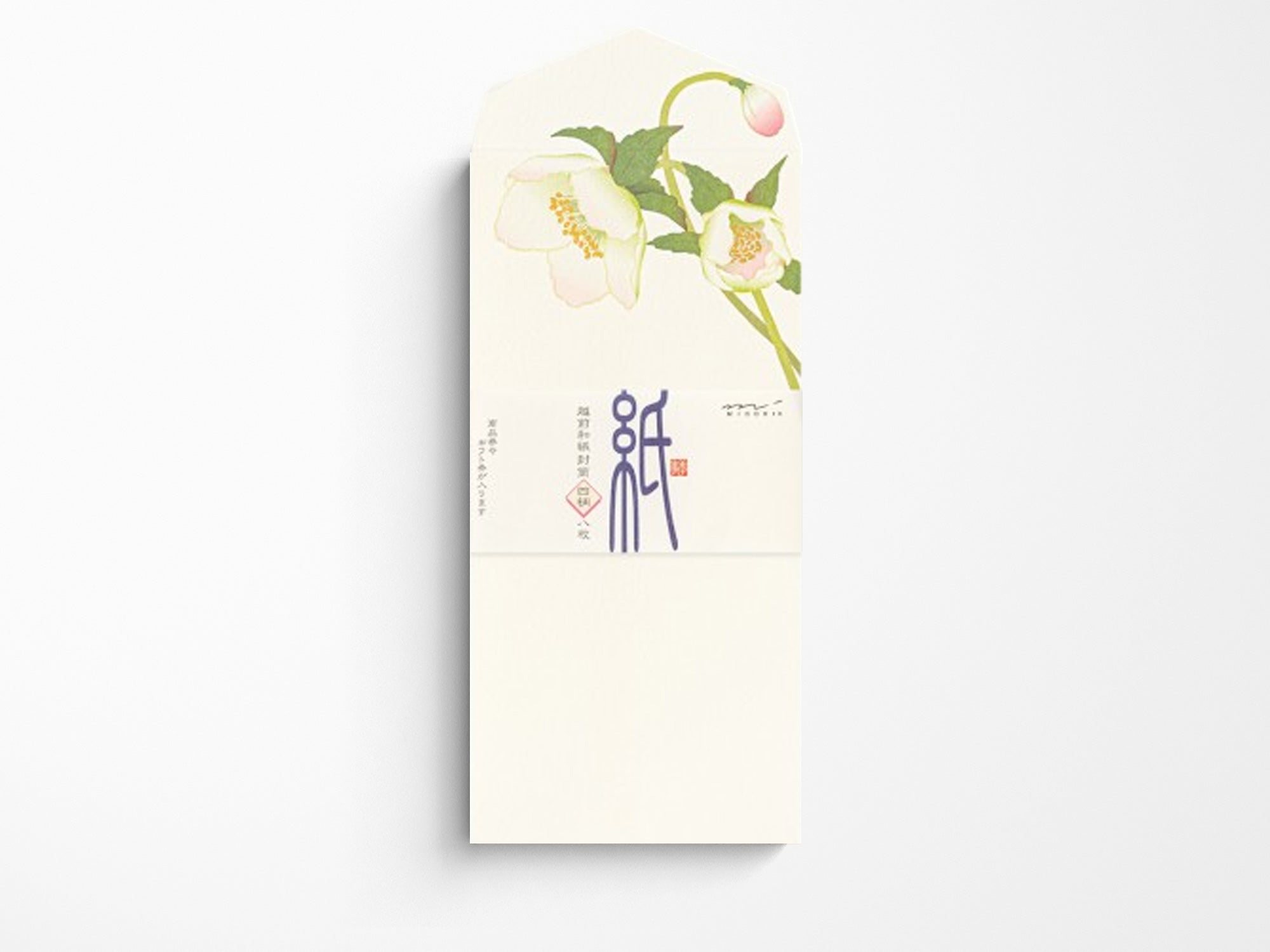 Midori Seasonal Envelopes - 150 Christmas Rose Four Designs