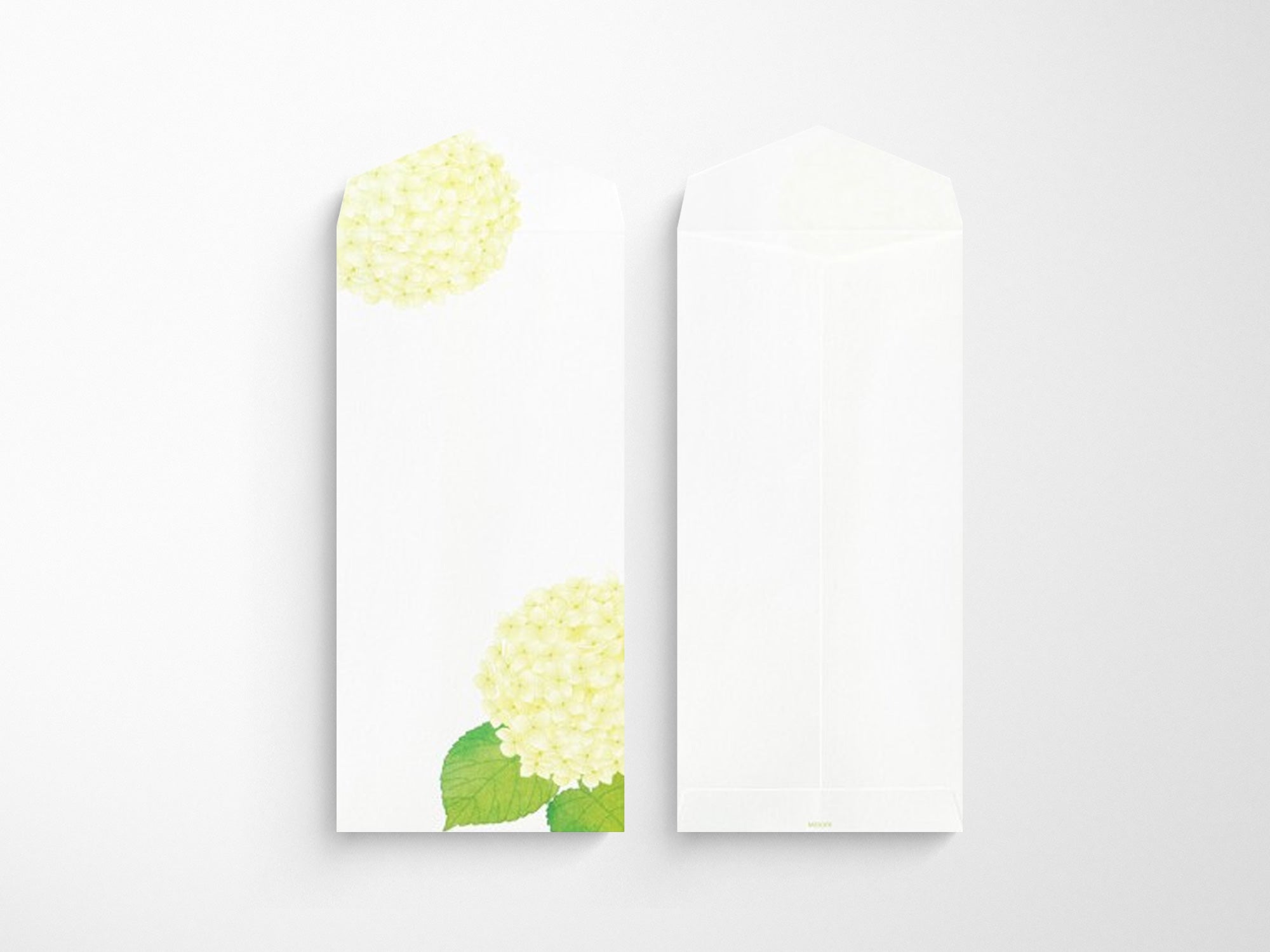 Midori Seasonal Envelopes - 166 Four Designs Hydrangea